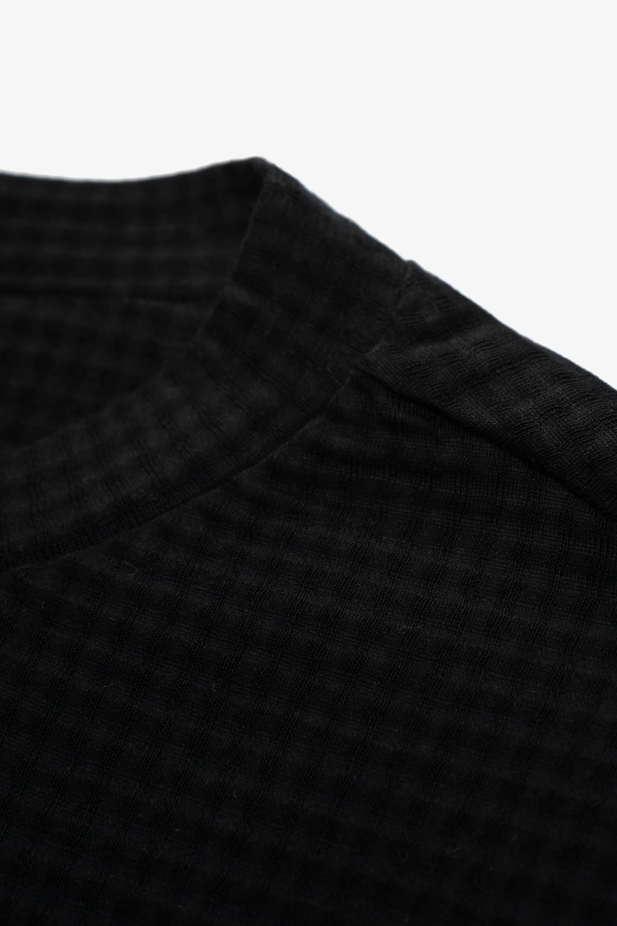 2-PLY GAUZE CREWNECK - BLACK sold by Lady White Co. product image thumbnail 4