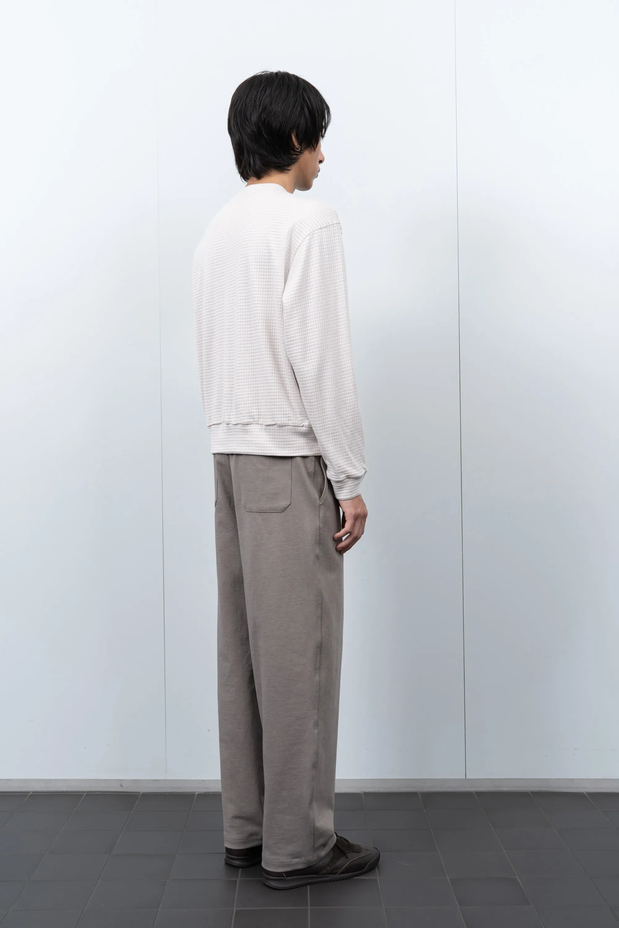 2-PLY GAUZE CREWNECK - SOLAR GREY sold by Lady White Co. product image thumbnail 3