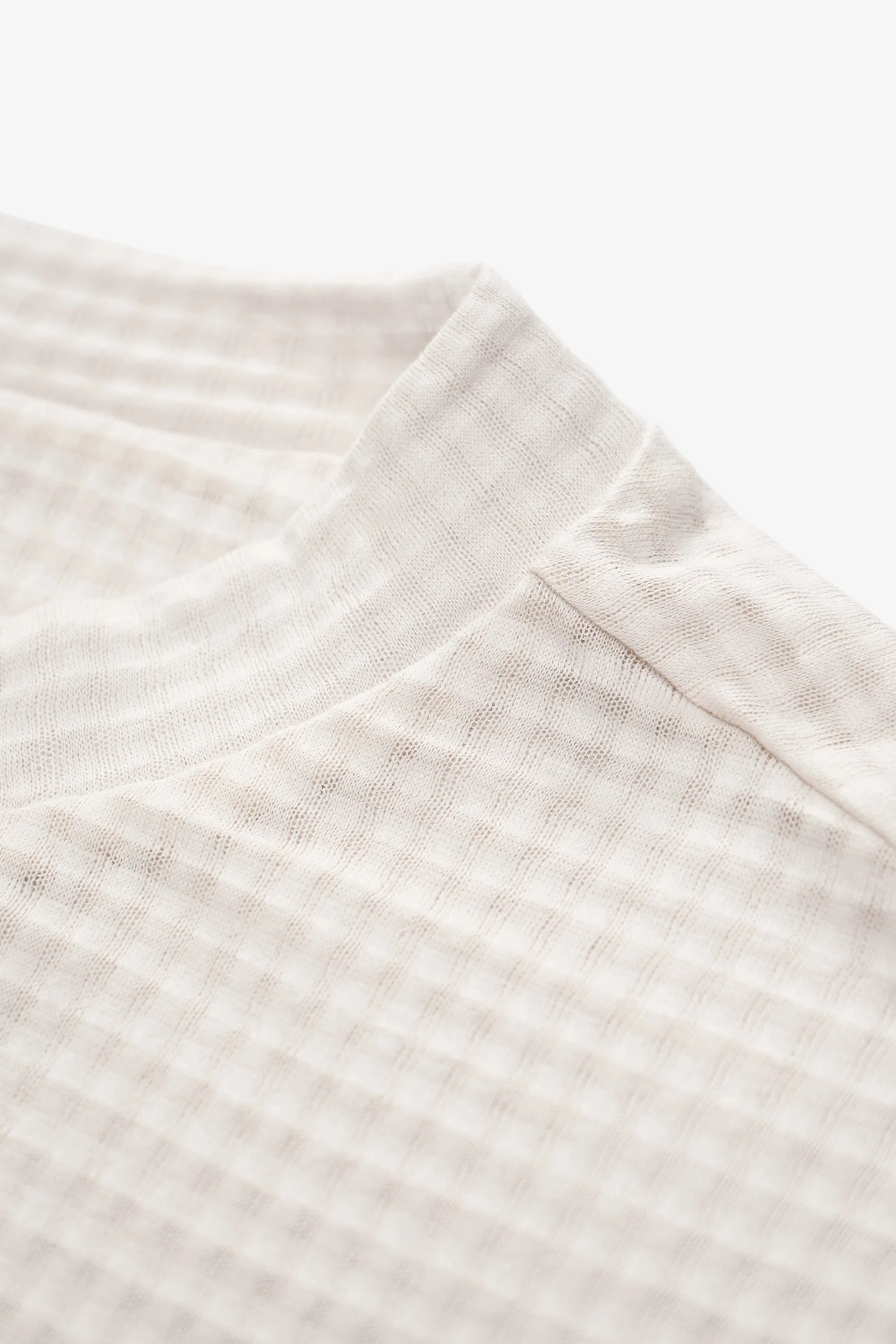 2-PLY GAUZE CREWNECK - SOLAR GREY sold by Lady White Co. product image thumbnail 4