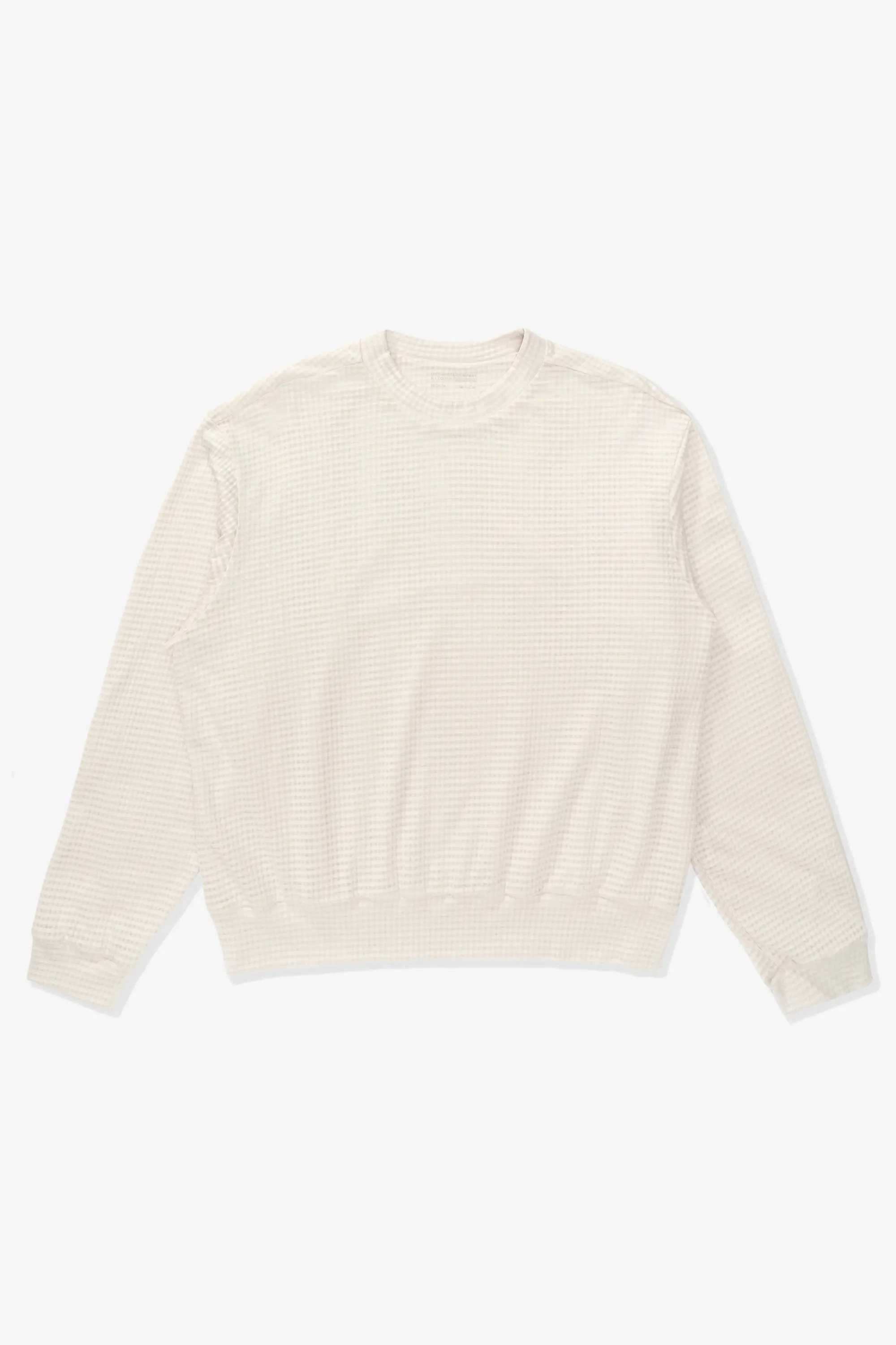 2-PLY GAUZE CREWNECK - SOLAR GREY sold by Lady White Co.