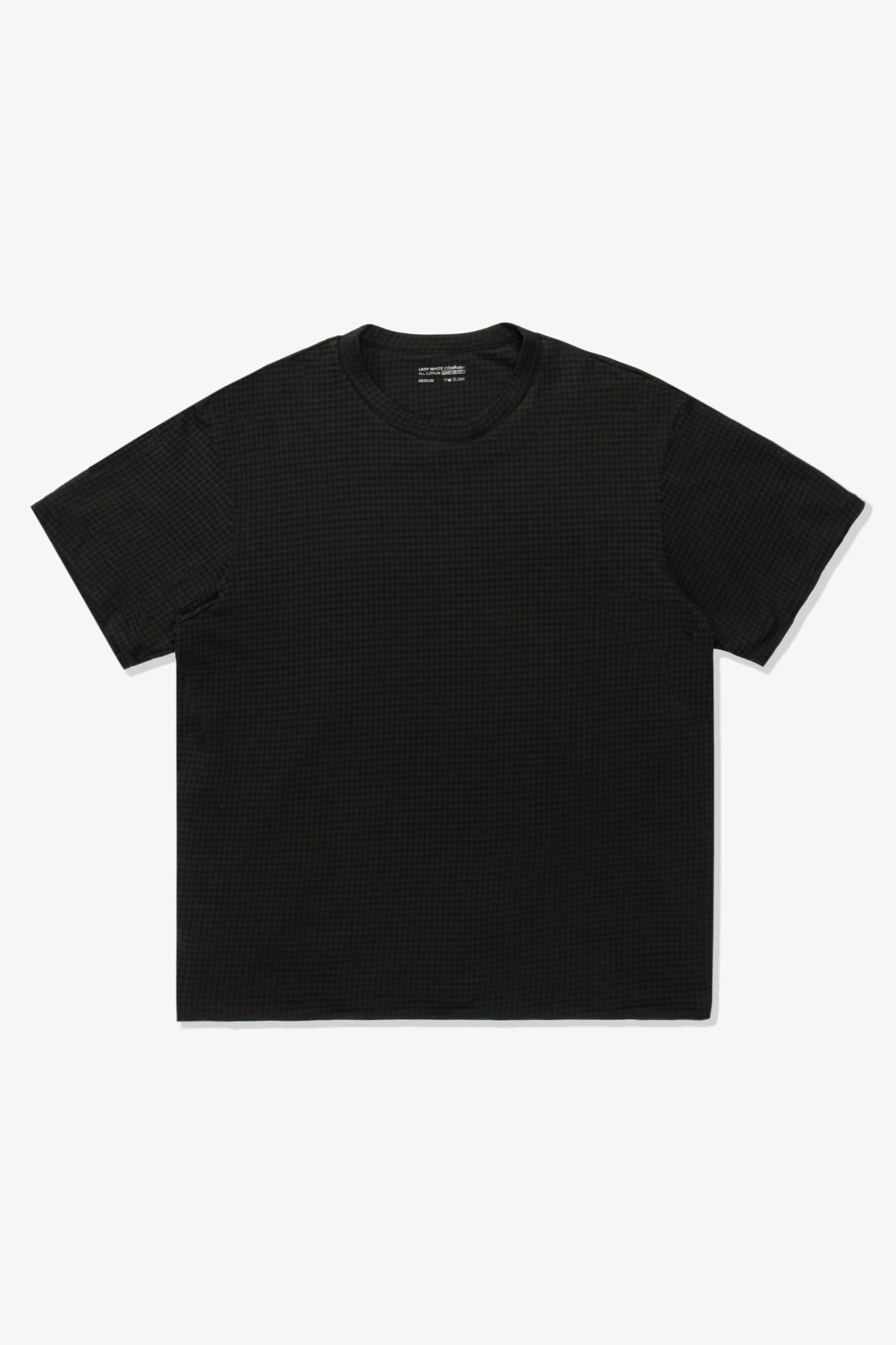 2-PLY GAUZE T-SHIRT - BLACK sold by Lady White Co.