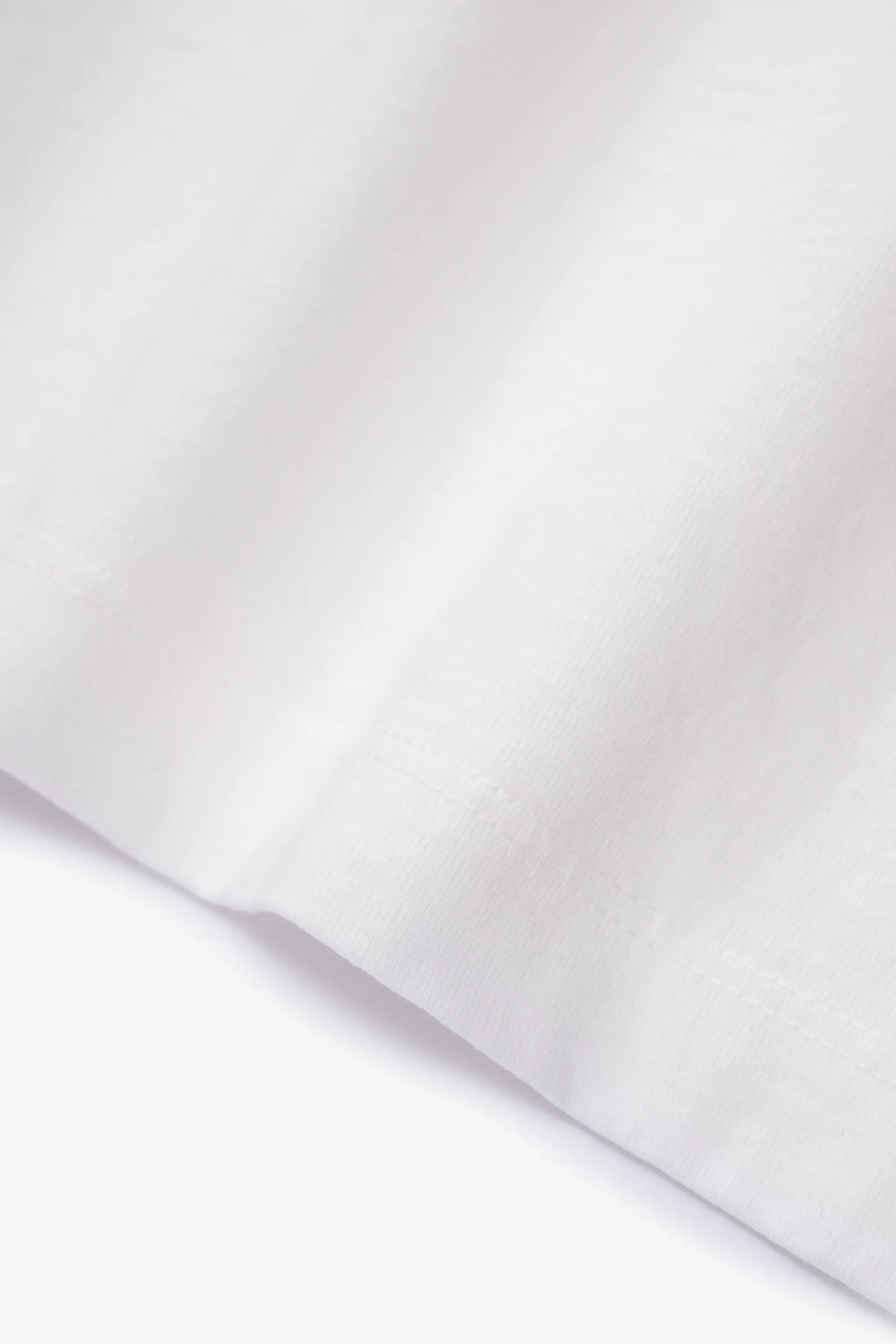 TRIPANEL L/S T-SHIRT - WHITE sold by Lady White Co. product image thumbnail 5