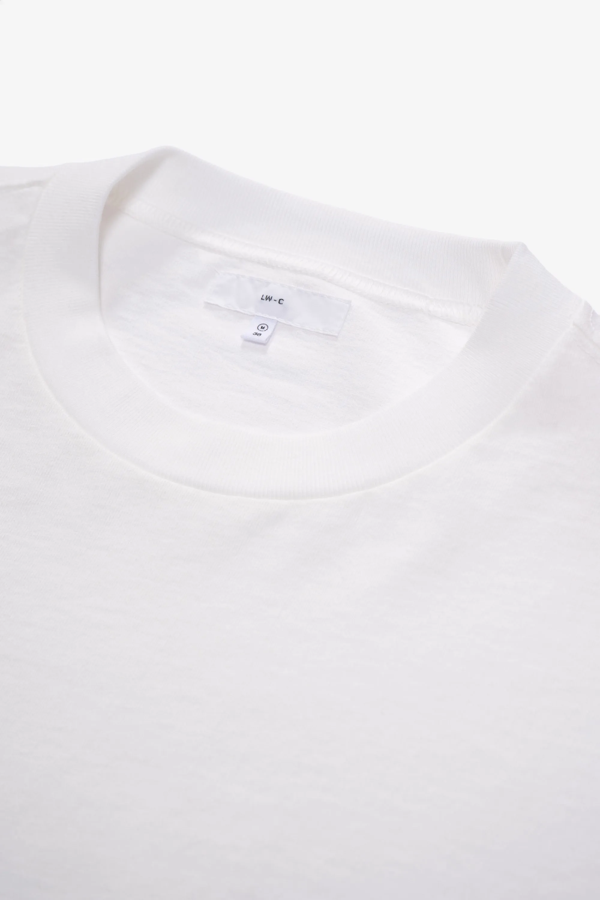TRIPANEL L/S T-SHIRT - WHITE sold by Lady White Co. product image thumbnail 4