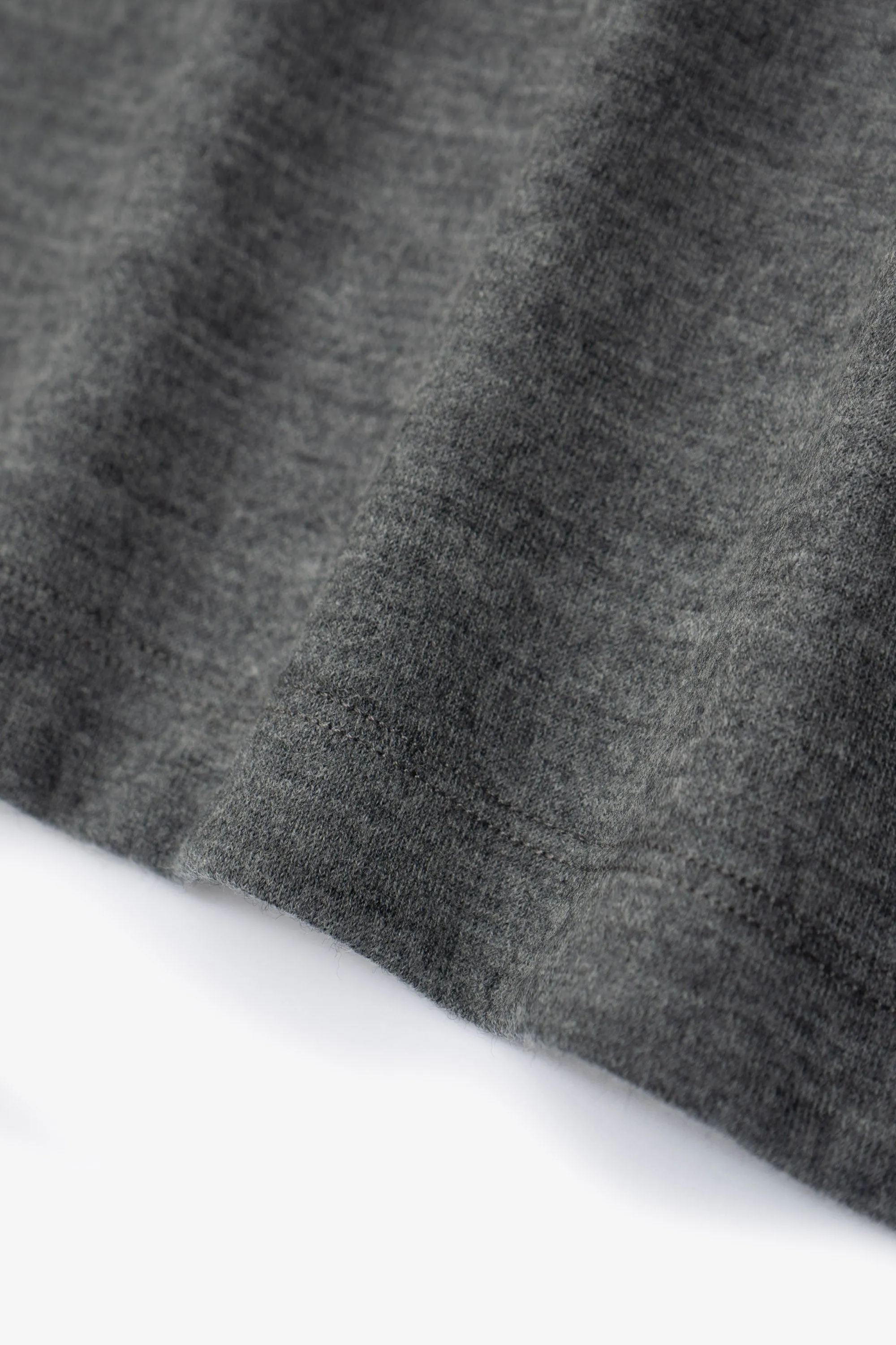 SUMMER WOOL POLO - GREY MELANGE sold by Lady White Co. product image thumbnail 5