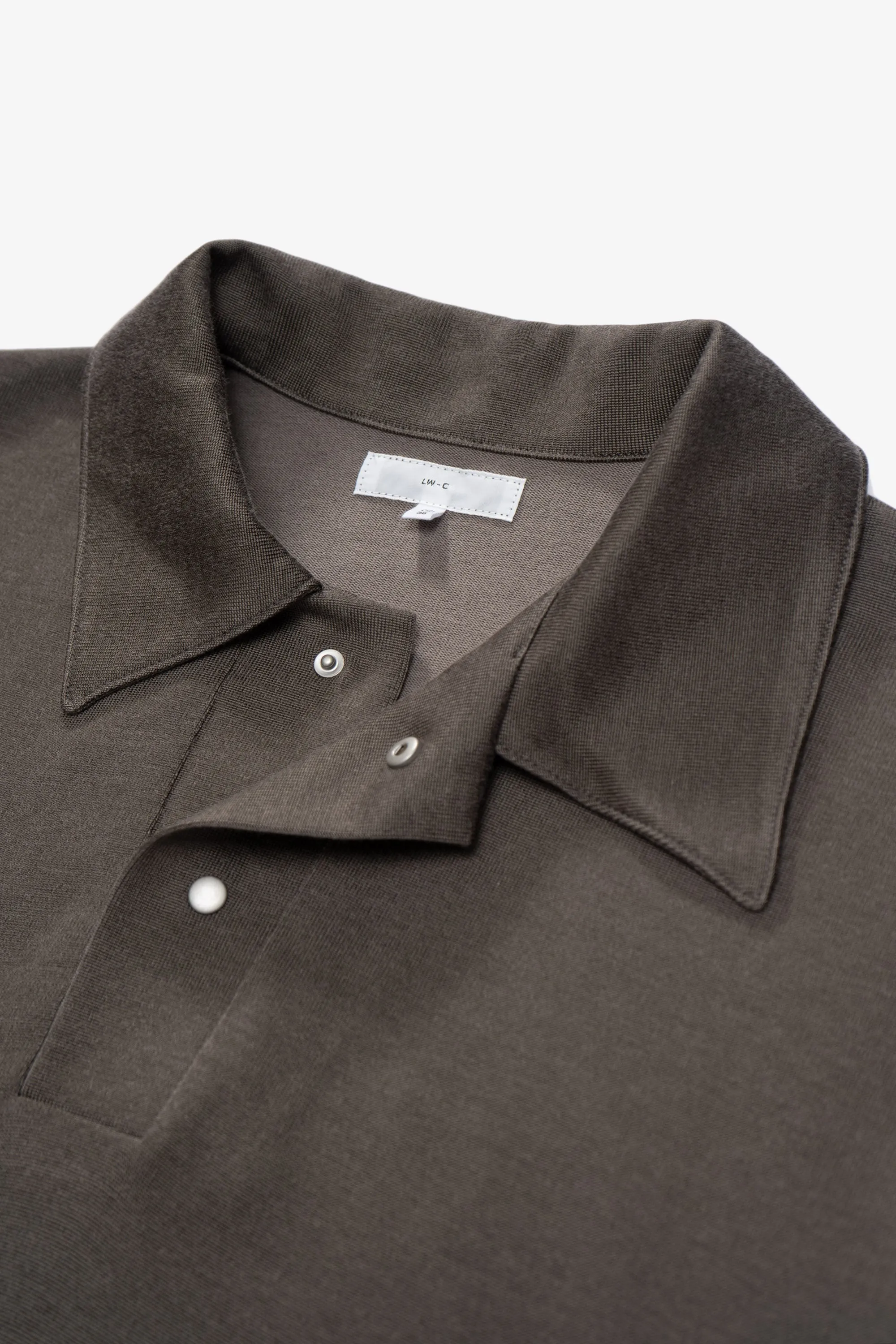 L/S RICHMOND POLO - GREY OLIVE sold by Lady White Co. product image thumbnail 4