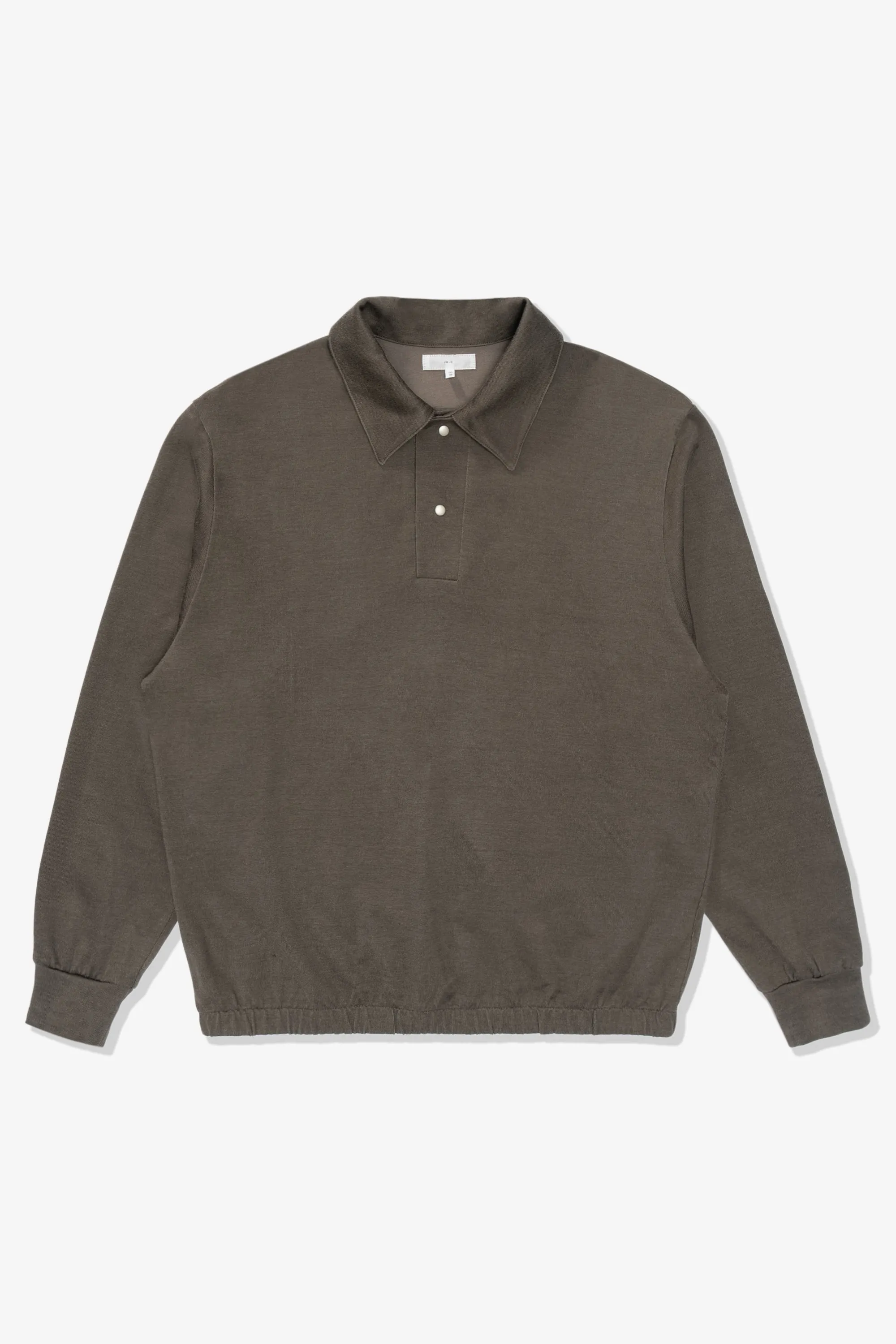 L/S RICHMOND POLO - GREY OLIVE sold by Lady White Co.
