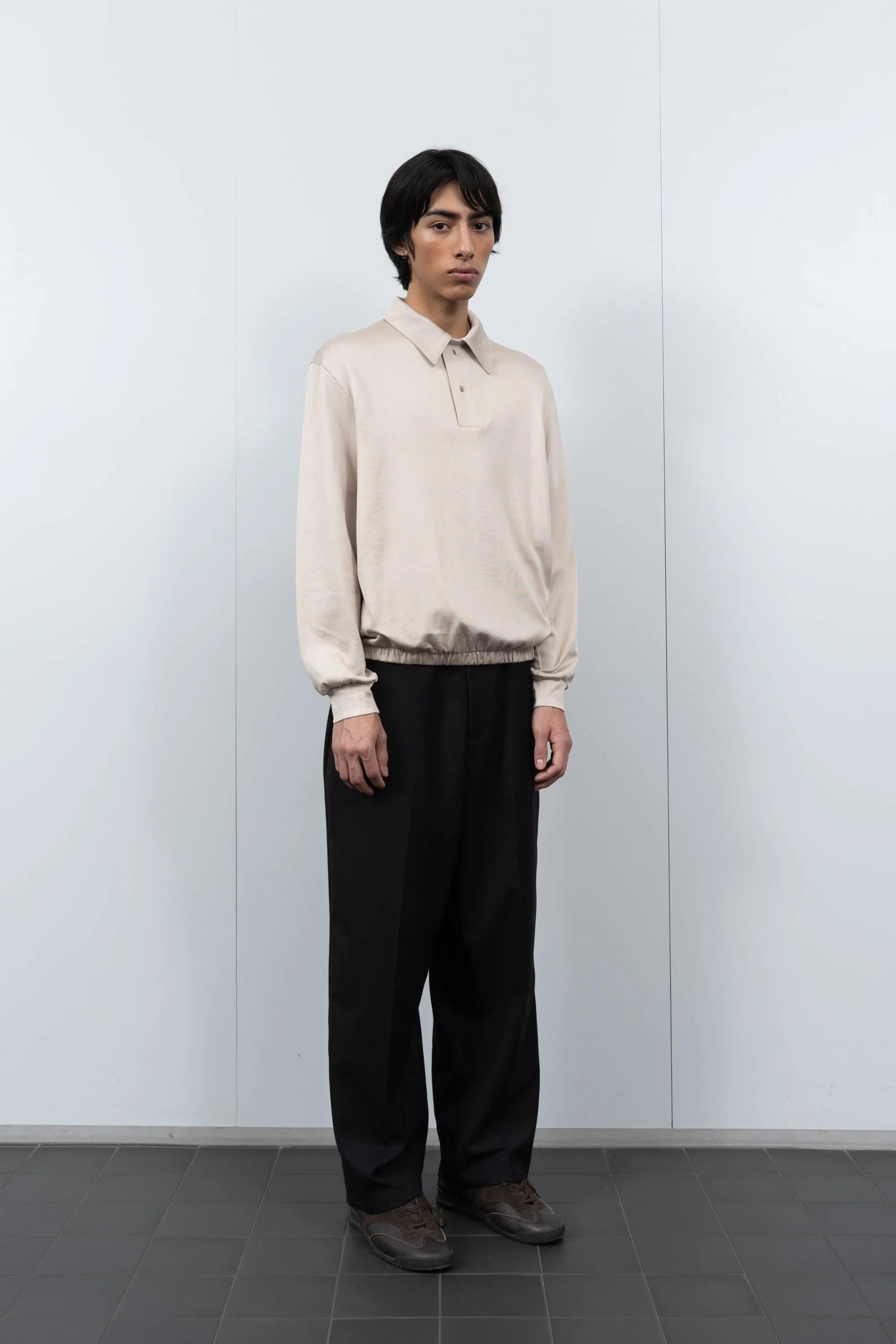 L/S RICHMOND POLO - OFF WHITE sold by Lady White Co. product image thumbnail 2