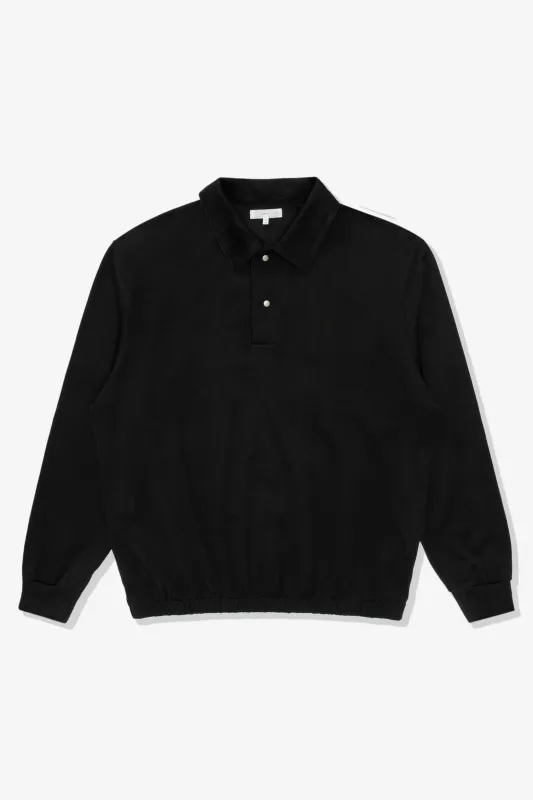 L/S RICHMOND POLO - BLACK sold by Lady White Co.