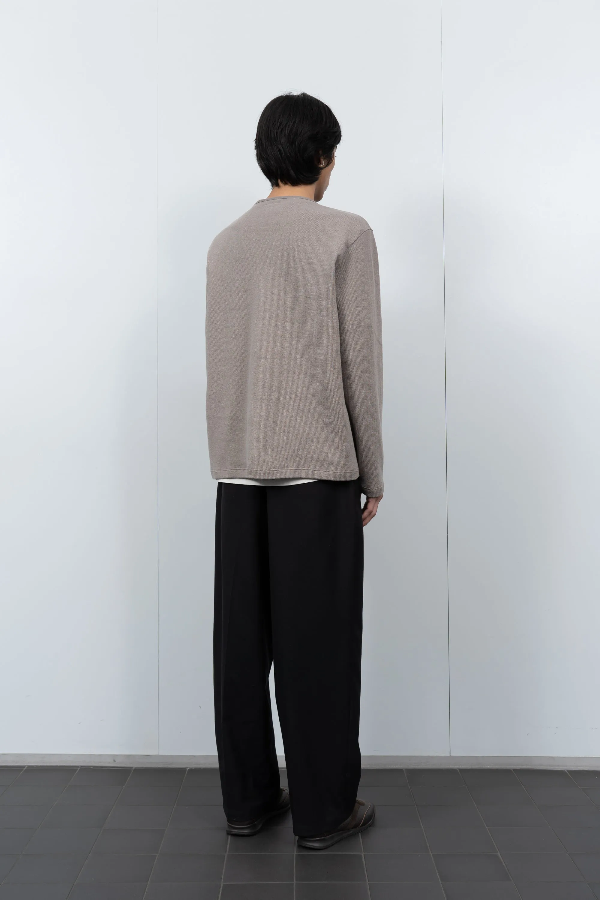 DOUBLE KNIT SWEATER - ANVIL GREY sold by Lady White Co. product image thumbnail 3