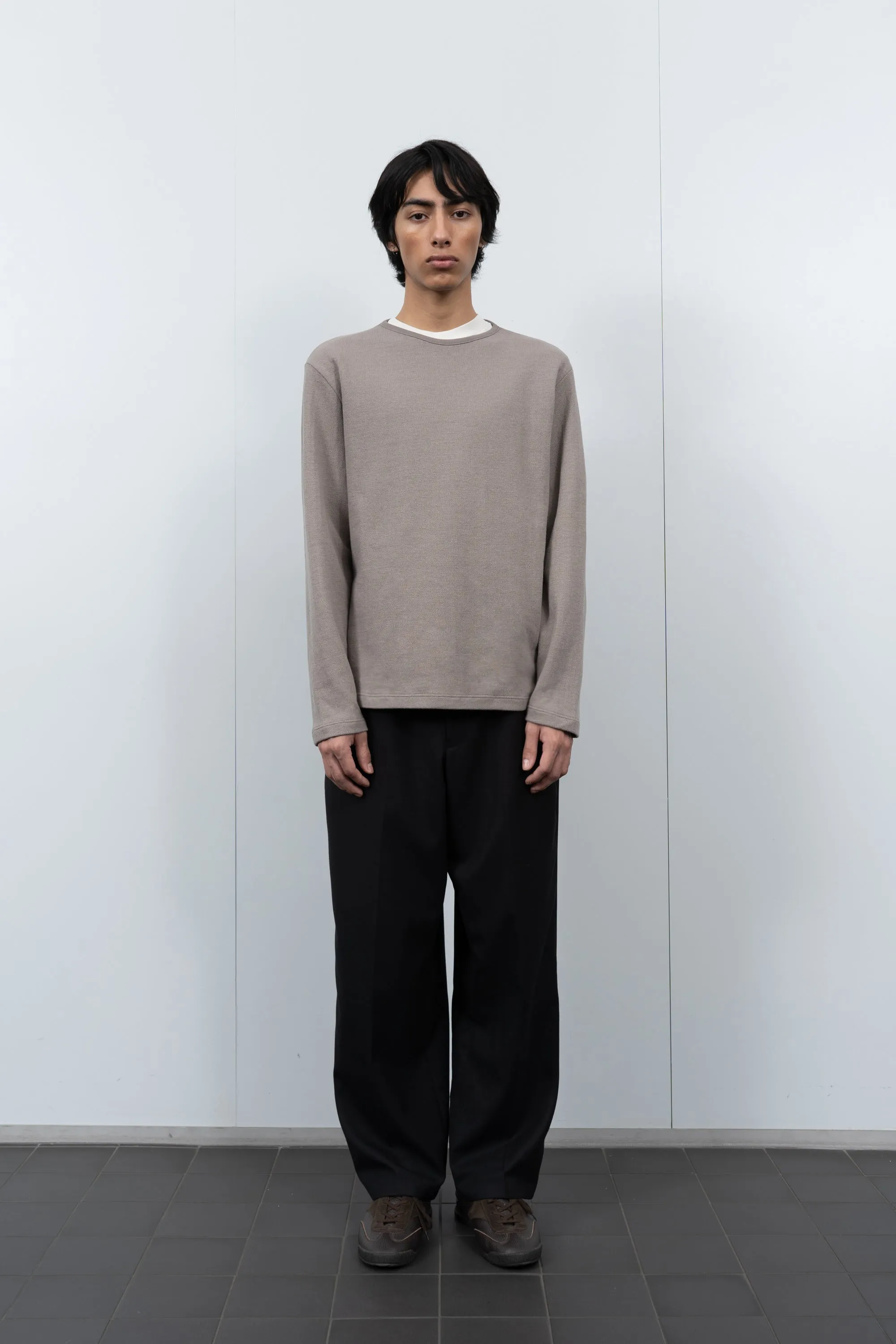 DOUBLE KNIT SWEATER - ANVIL GREY sold by Lady White Co. product image thumbnail 2