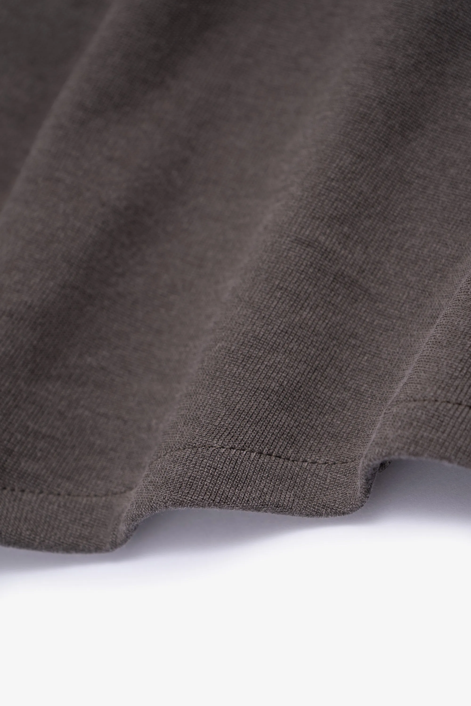 L/S JERSEY BUTTON DOWN - GREY OLIVE sold by Lady White Co. product image thumbnail 5