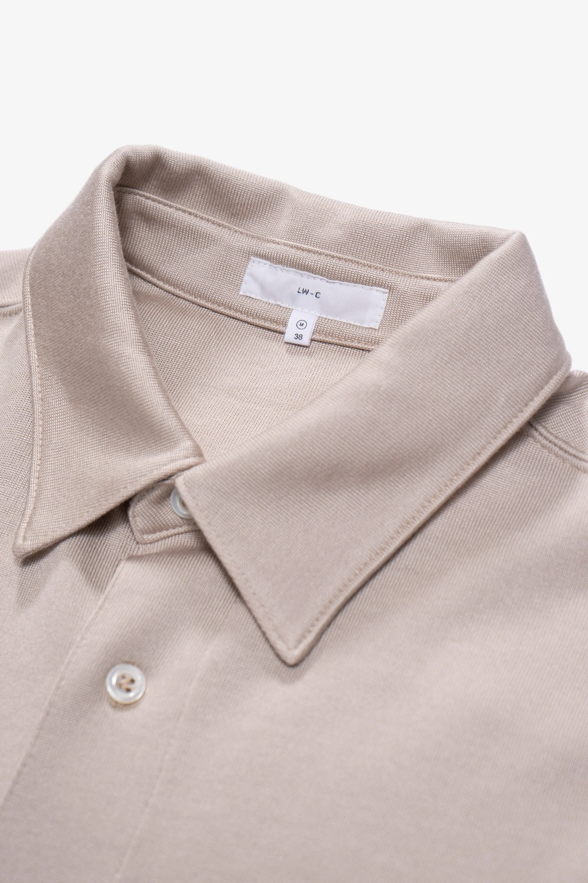 L/S JERSEY BUTTON DOWN - OFF WHITE sold by Lady White Co. product image thumbnail 4