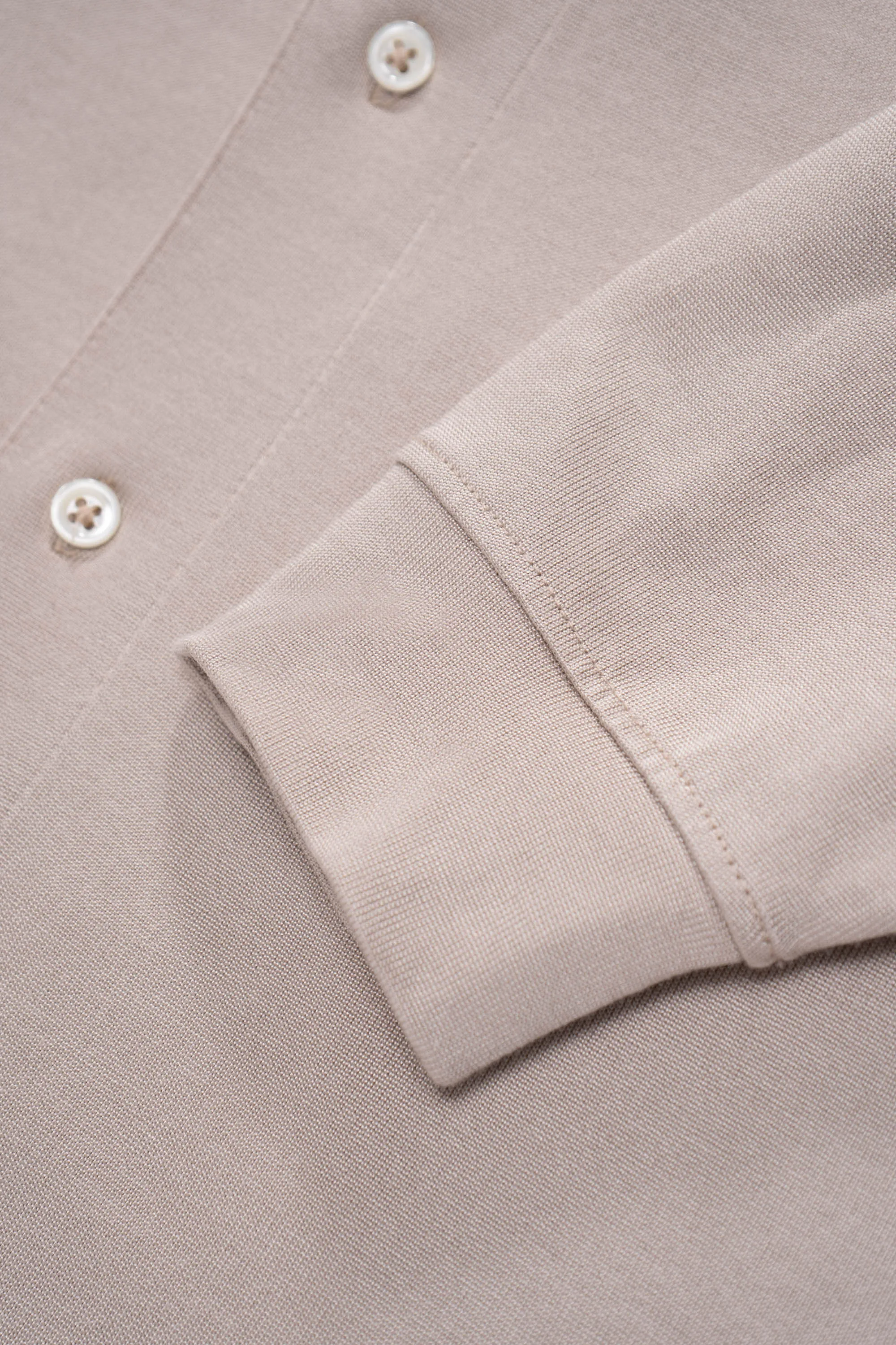 L/S JERSEY BUTTON DOWN - OFF WHITE sold by Lady White Co. product image thumbnail 5