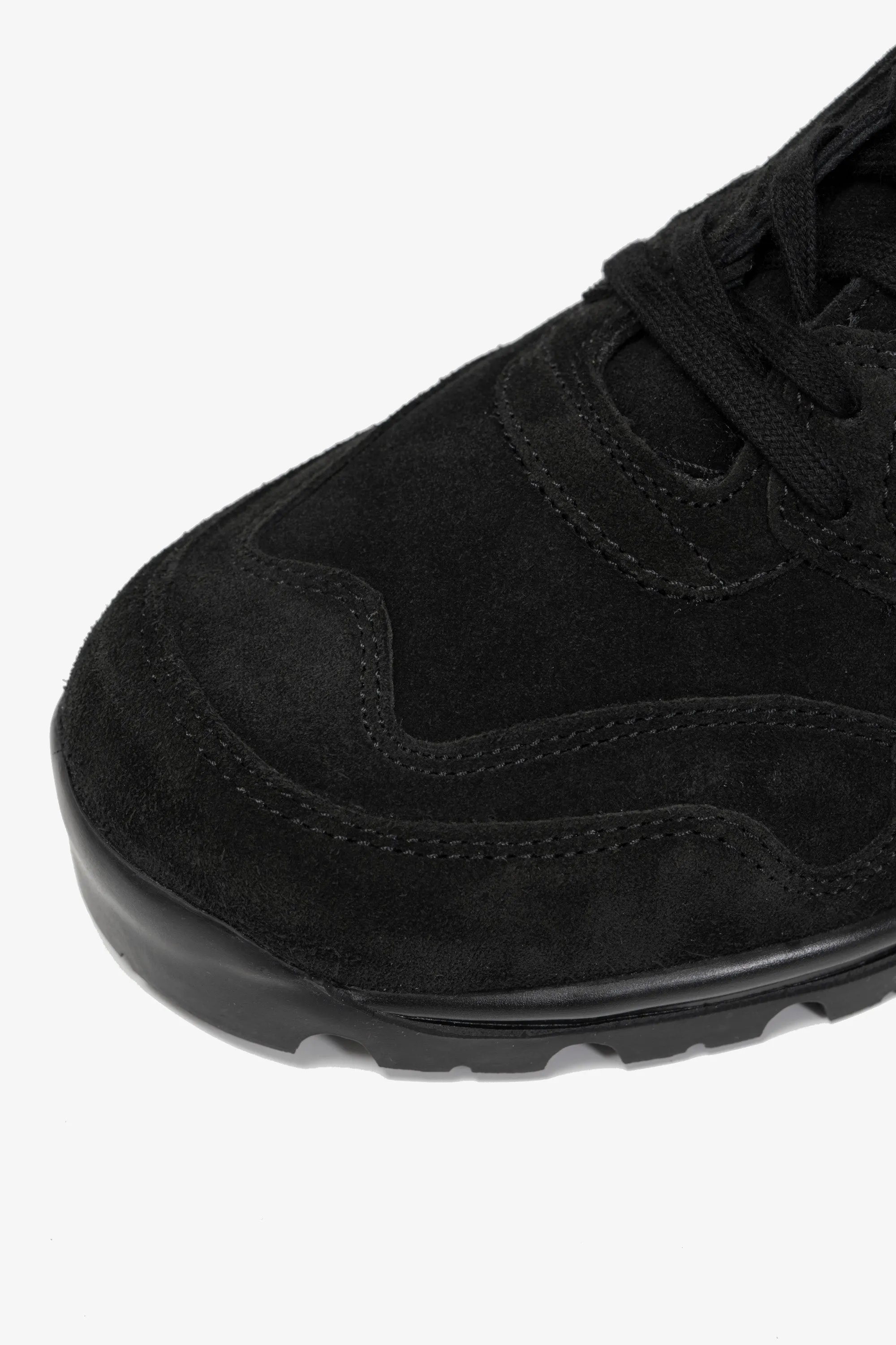 LW - C x ROF British Military Trainer - Black Suede sold by Lady White Co. product image thumbnail 4