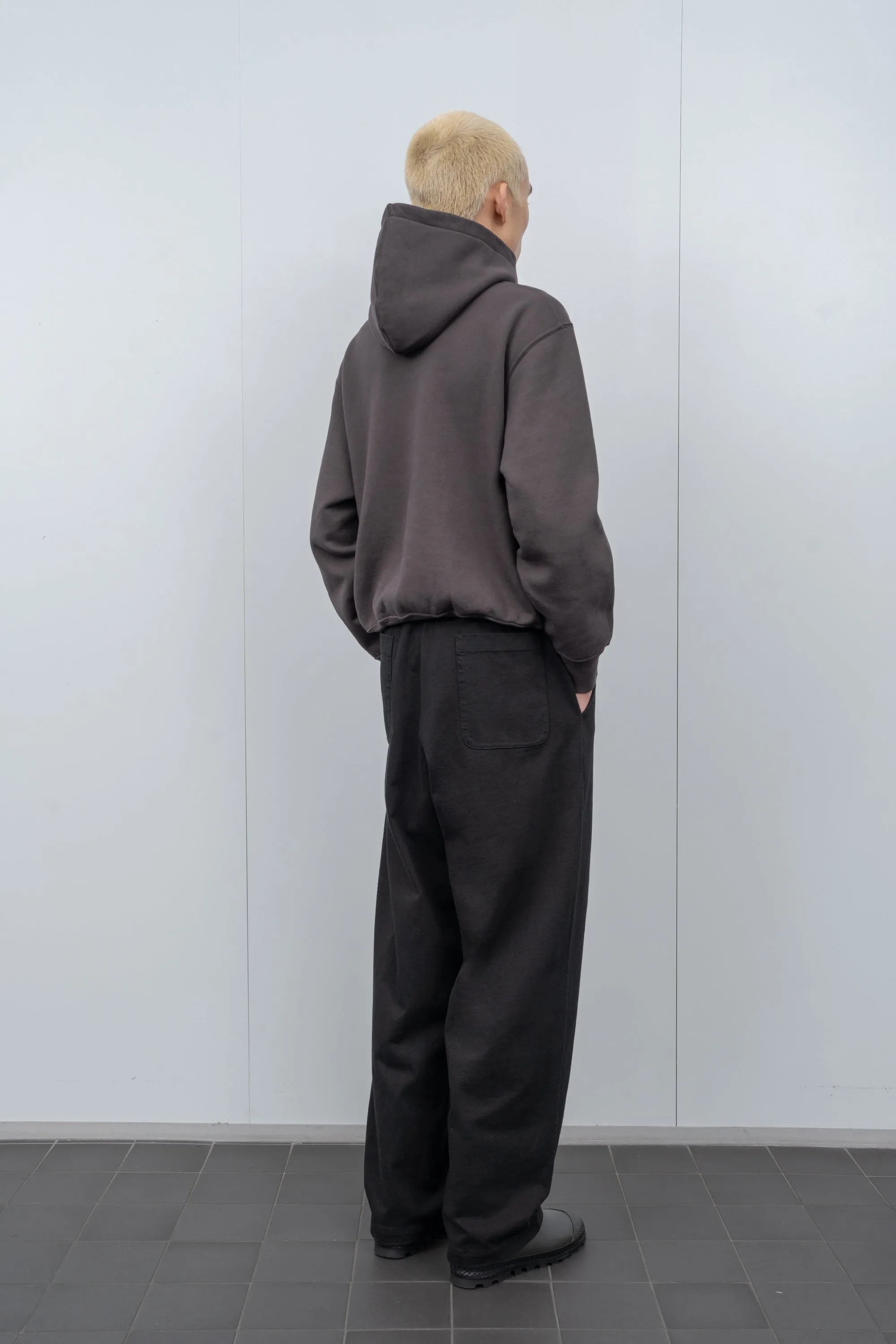 JERSEY LOUNGE PANT - BLACK sold by Lady White Co. product image thumbnail 3