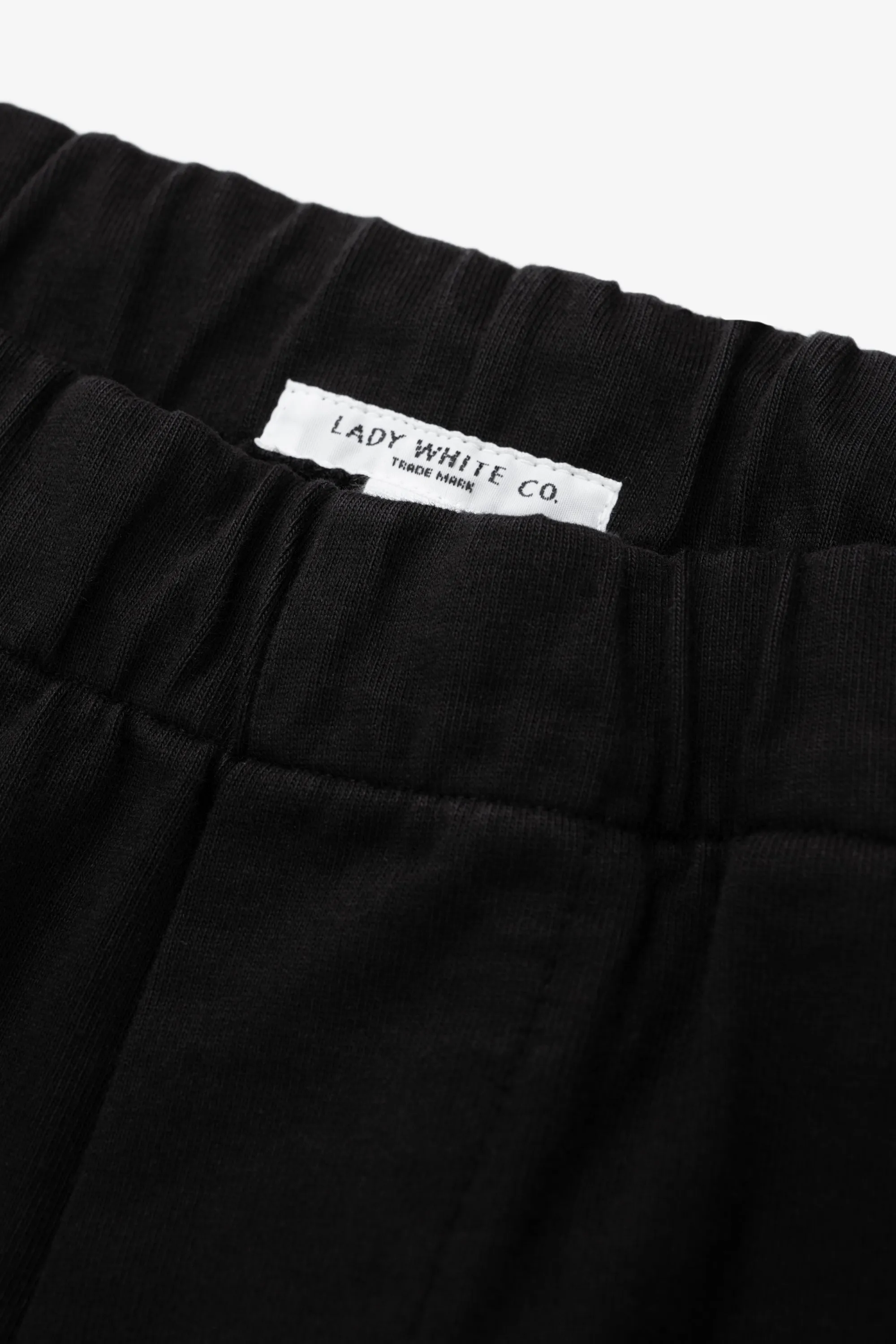 JERSEY LOUNGE PANT - BLACK sold by Lady White Co. product image thumbnail 4