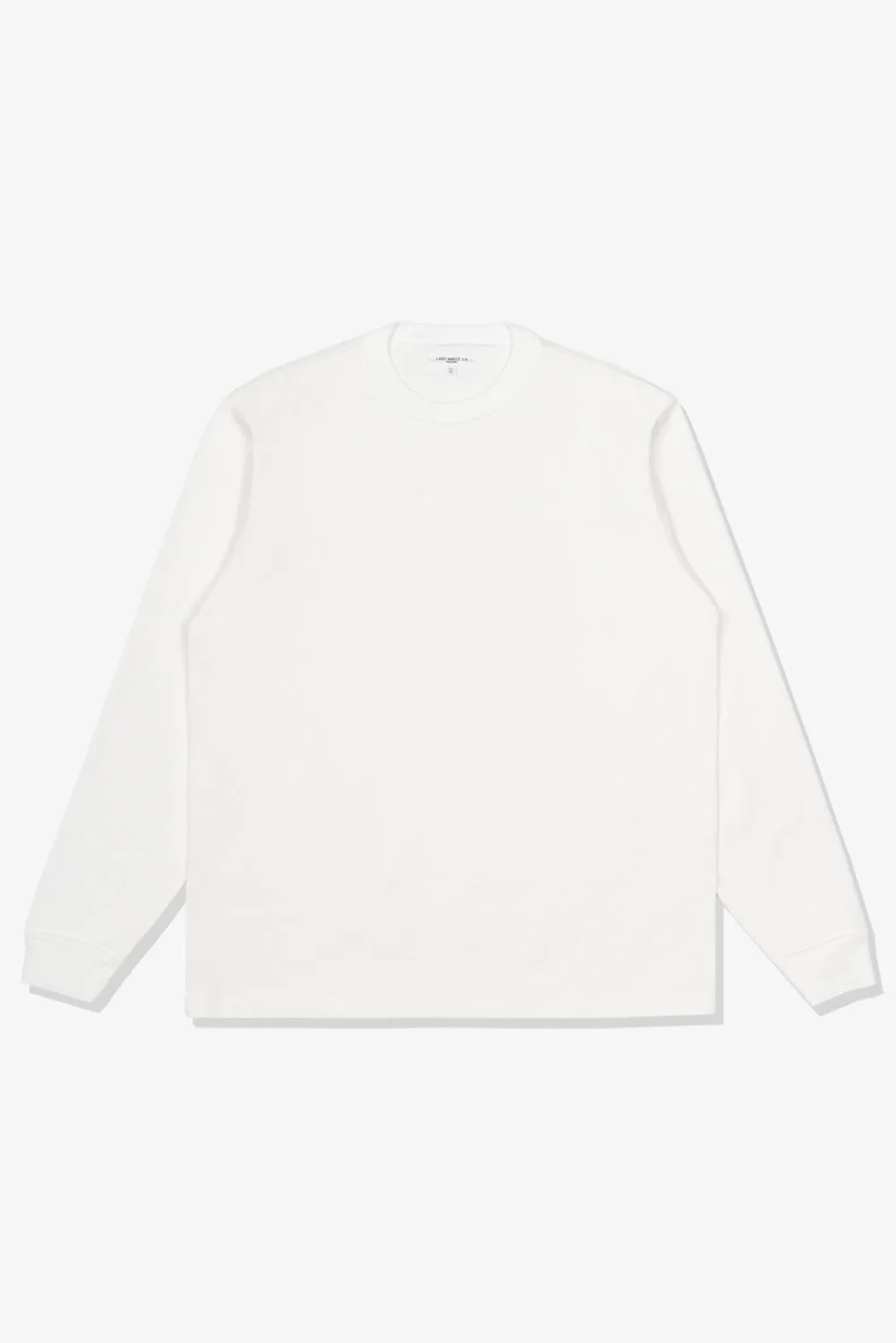 L/S RUGBY T-SHIRT - WHITE sold by Lady White Co.
