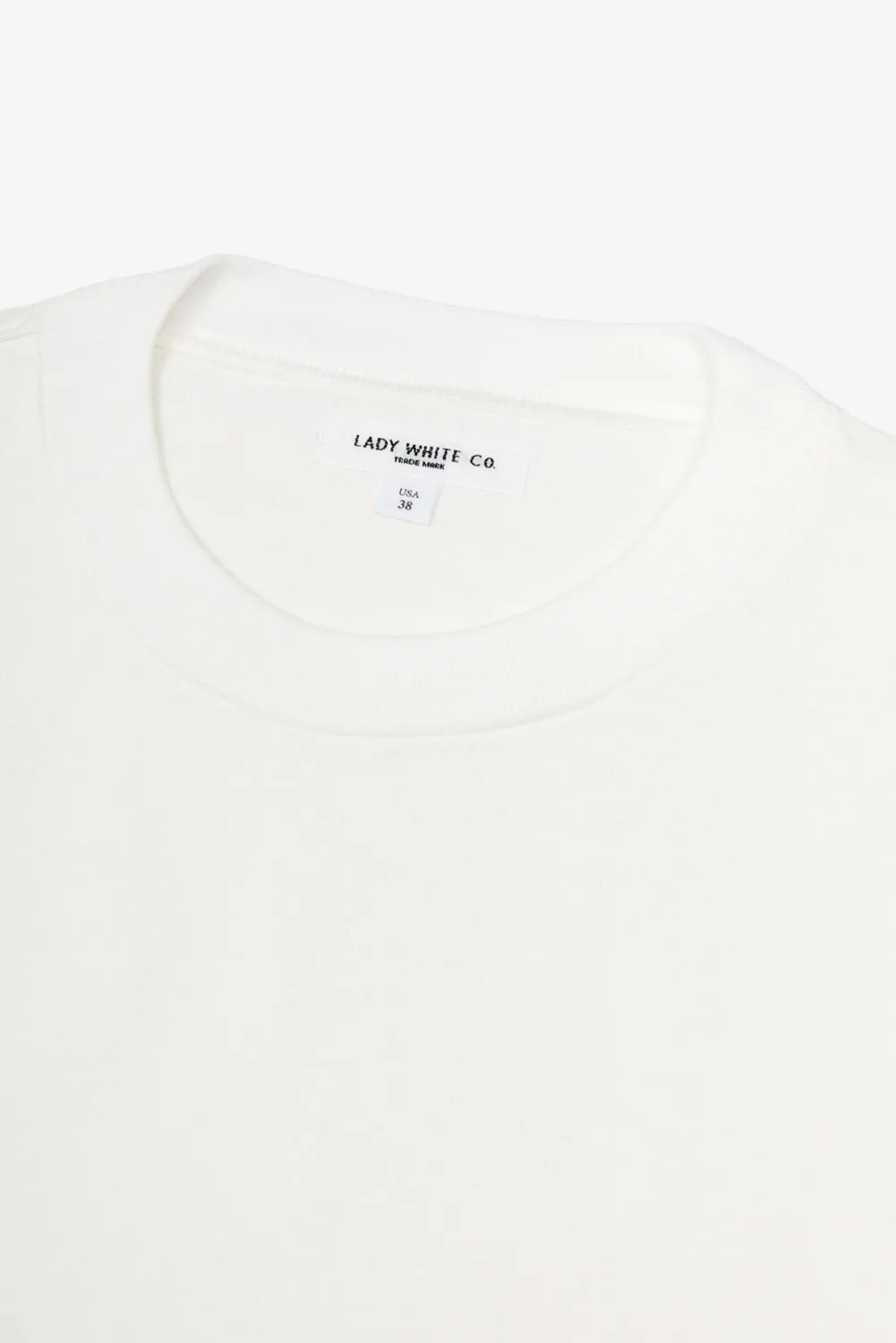 L/S RUGBY T-SHIRT - WHITE sold by Lady White Co. product image thumbnail 4