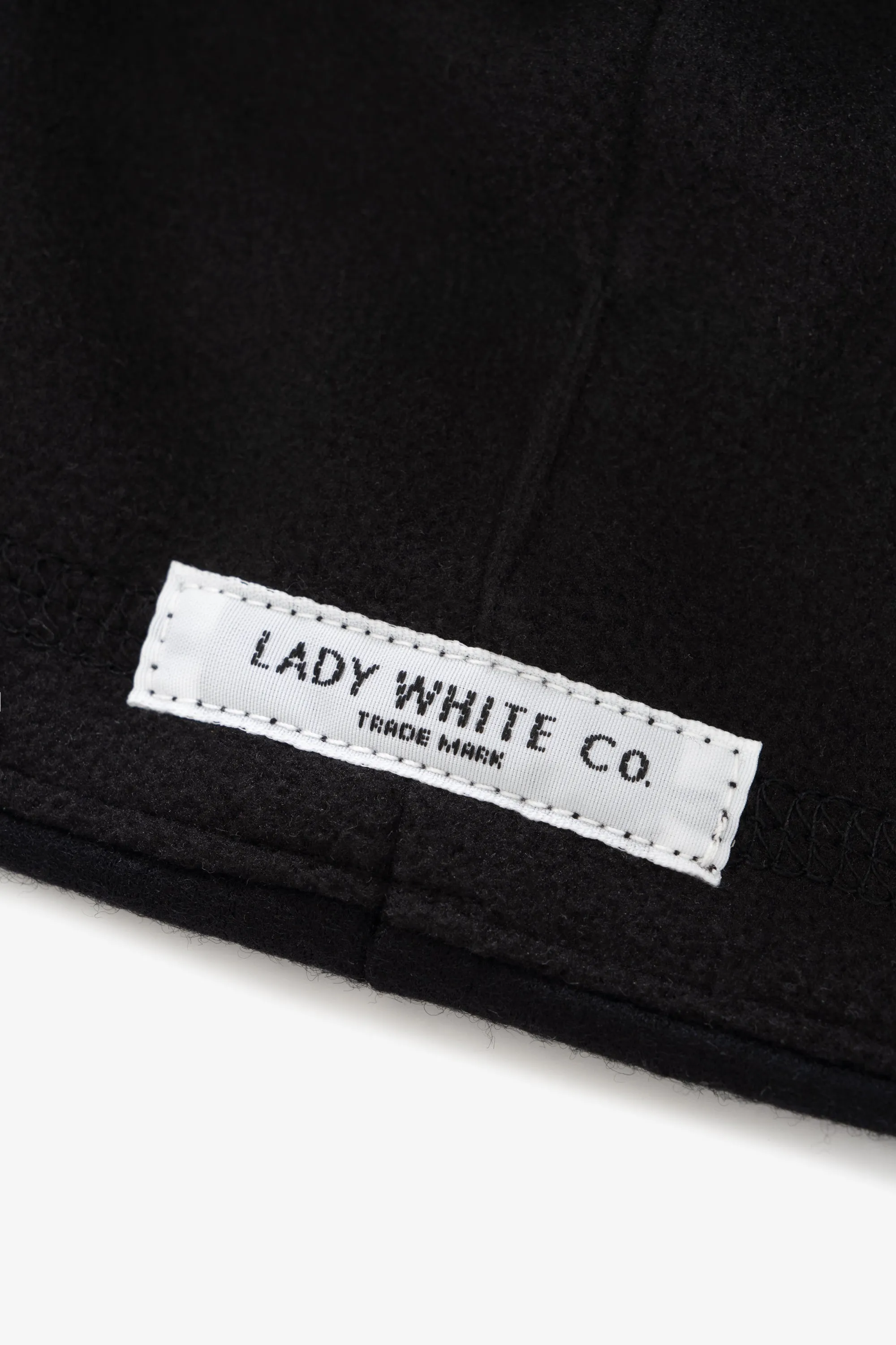 WOOL CAP - BLACK sold by Lady White Co. product image thumbnail 3