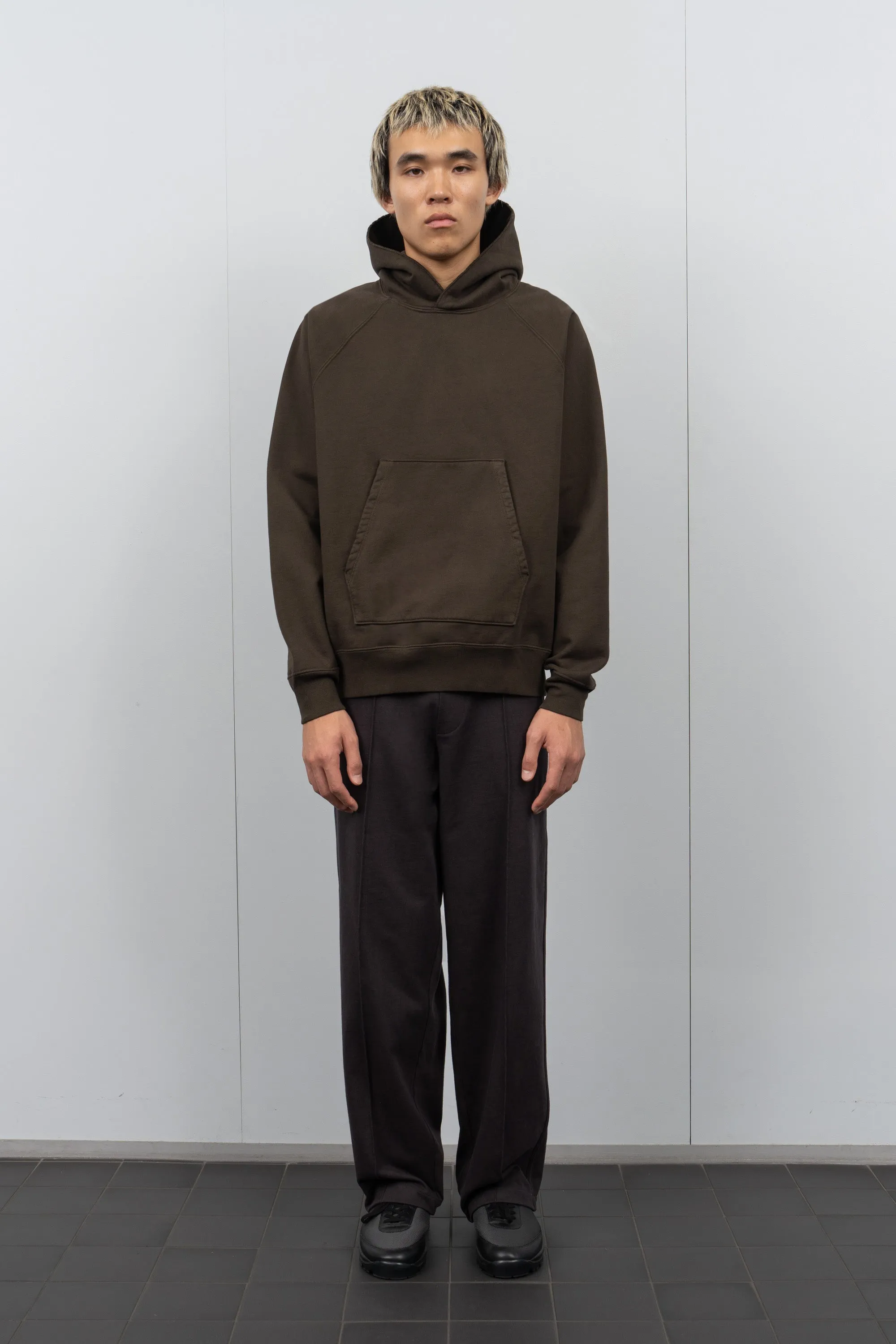 SUPER WEIGHTED HOODIE - BLACK OLIVE sold by Lady White Co. product image thumbnail 2