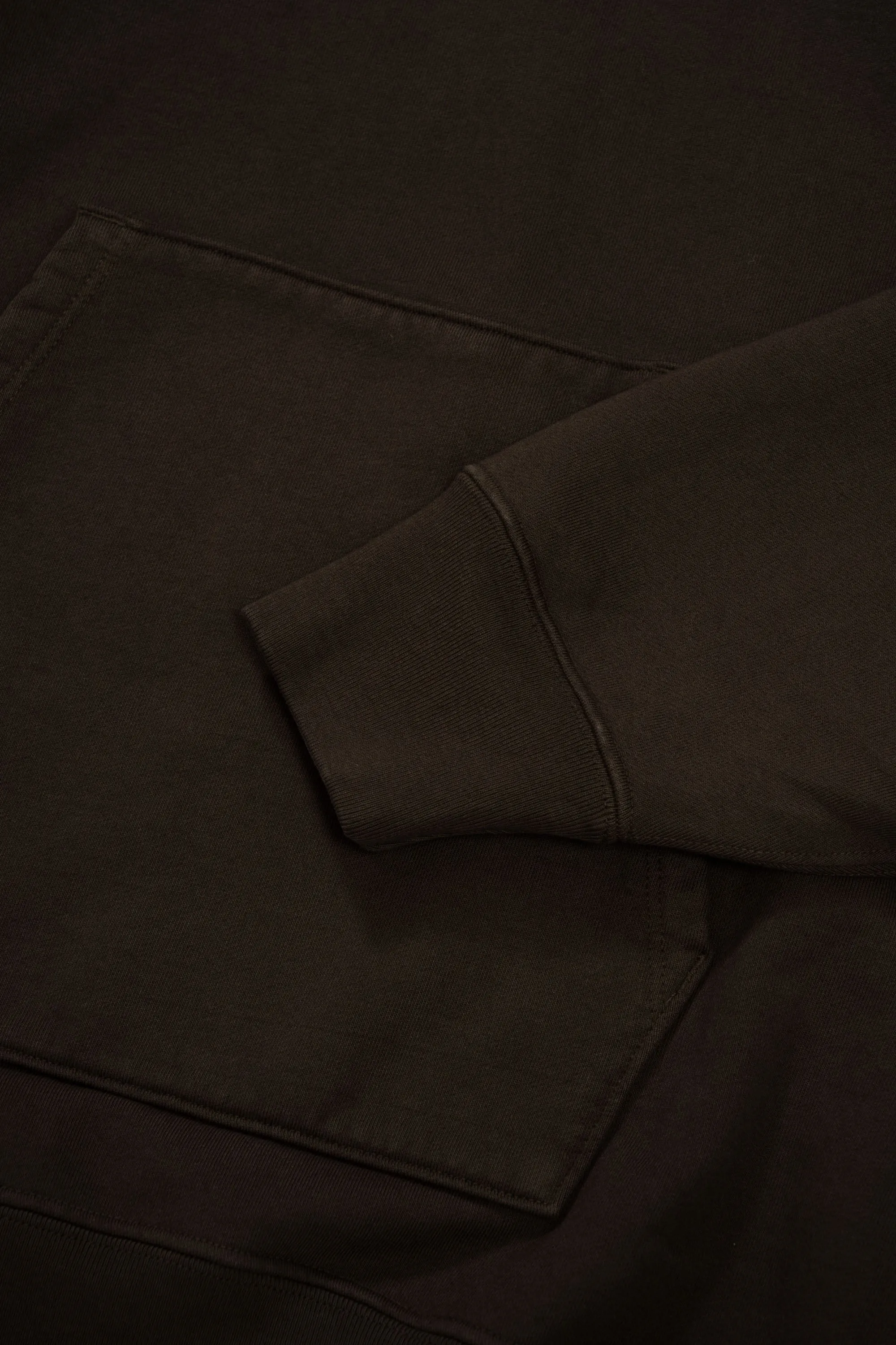 SUPER WEIGHTED HOODIE - BLACK OLIVE sold by Lady White Co. product image thumbnail 5