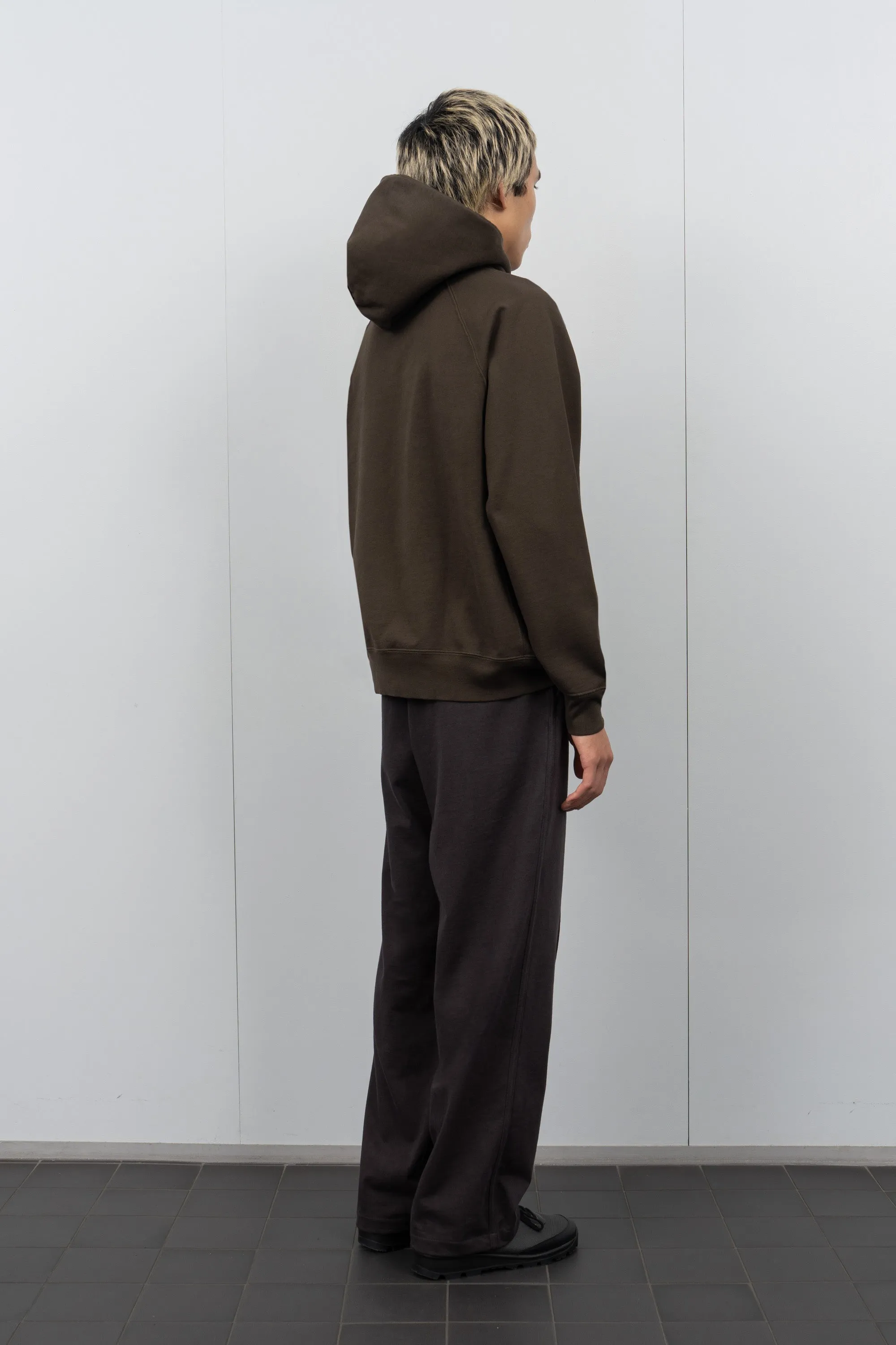SUPER WEIGHTED HOODIE - BLACK OLIVE sold by Lady White Co. product image thumbnail 3