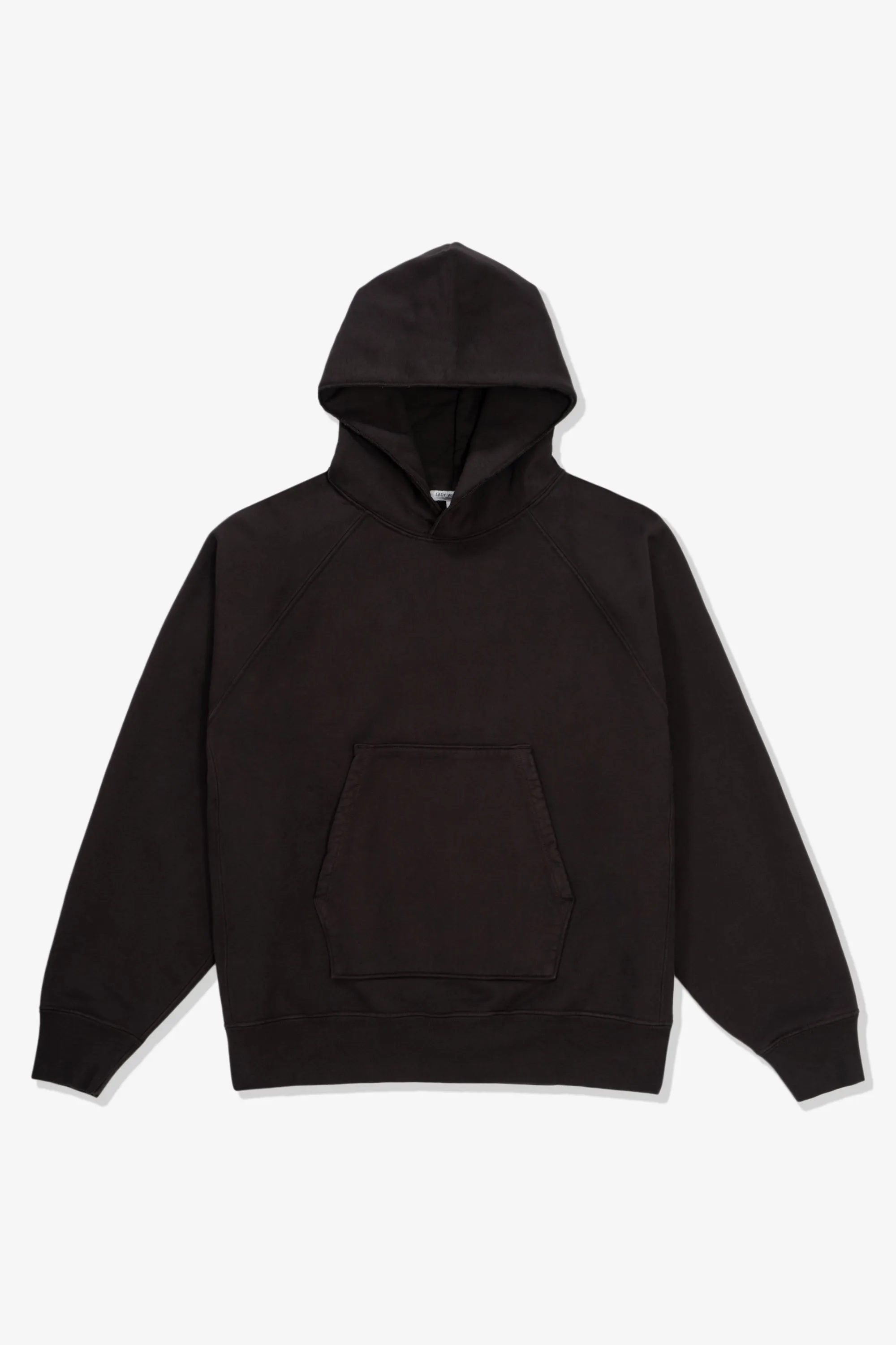 SUPER WEIGHTED HOODIE - TIRE BLACK sold by Lady White Co.