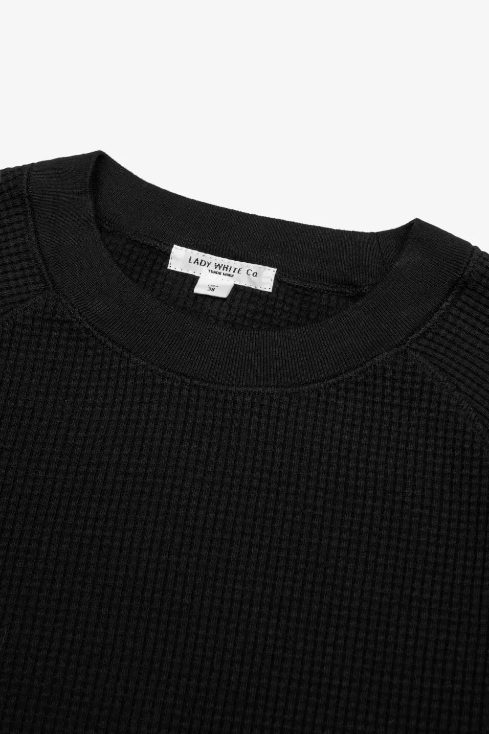 RAGLAN THERMAL - BLACK sold by Lady White Co. product image thumbnail 4
