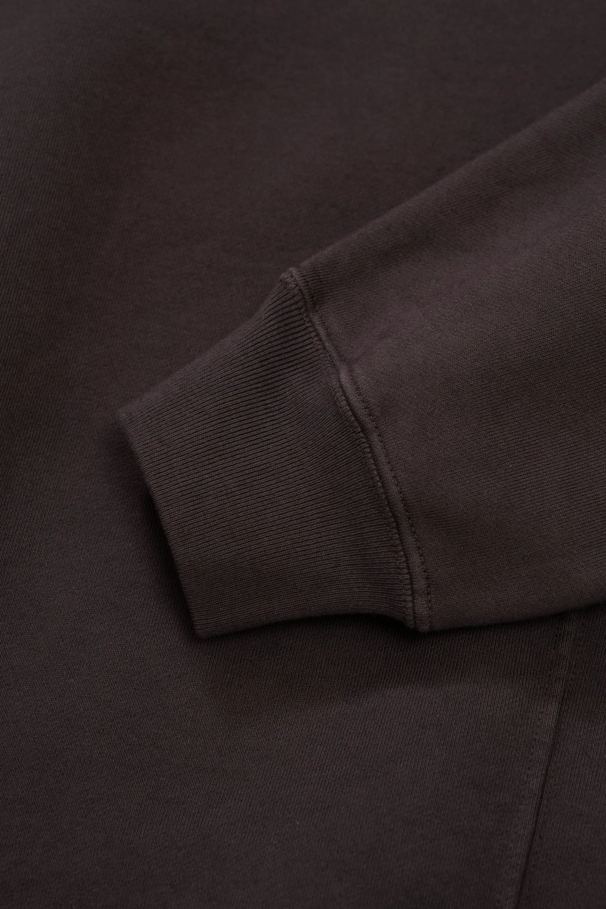 HEAVY GUSSET CREWNECK - TIRE BLACK sold by Lady White Co. product image thumbnail 5