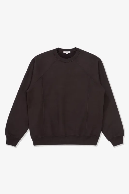 HEAVY GUSSET CREWNECK - TIRE BLACK sold by Lady White Co.