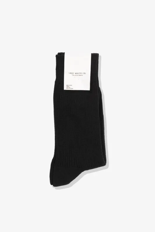 LW - C SOCK - BLACK sold by Lady White Co.