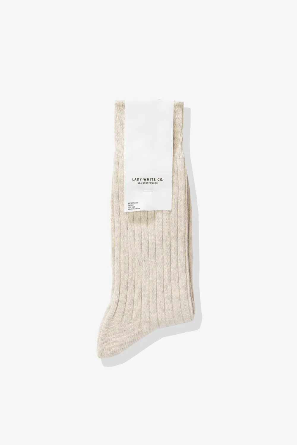 LW - C SOCK - NATURAL sold by Lady White Co.