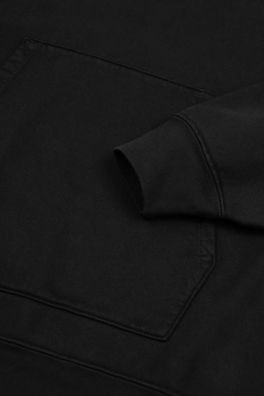 SUPER WEIGHTED HOODIE - BLACK sold by Lady White Co. product image thumbnail 5