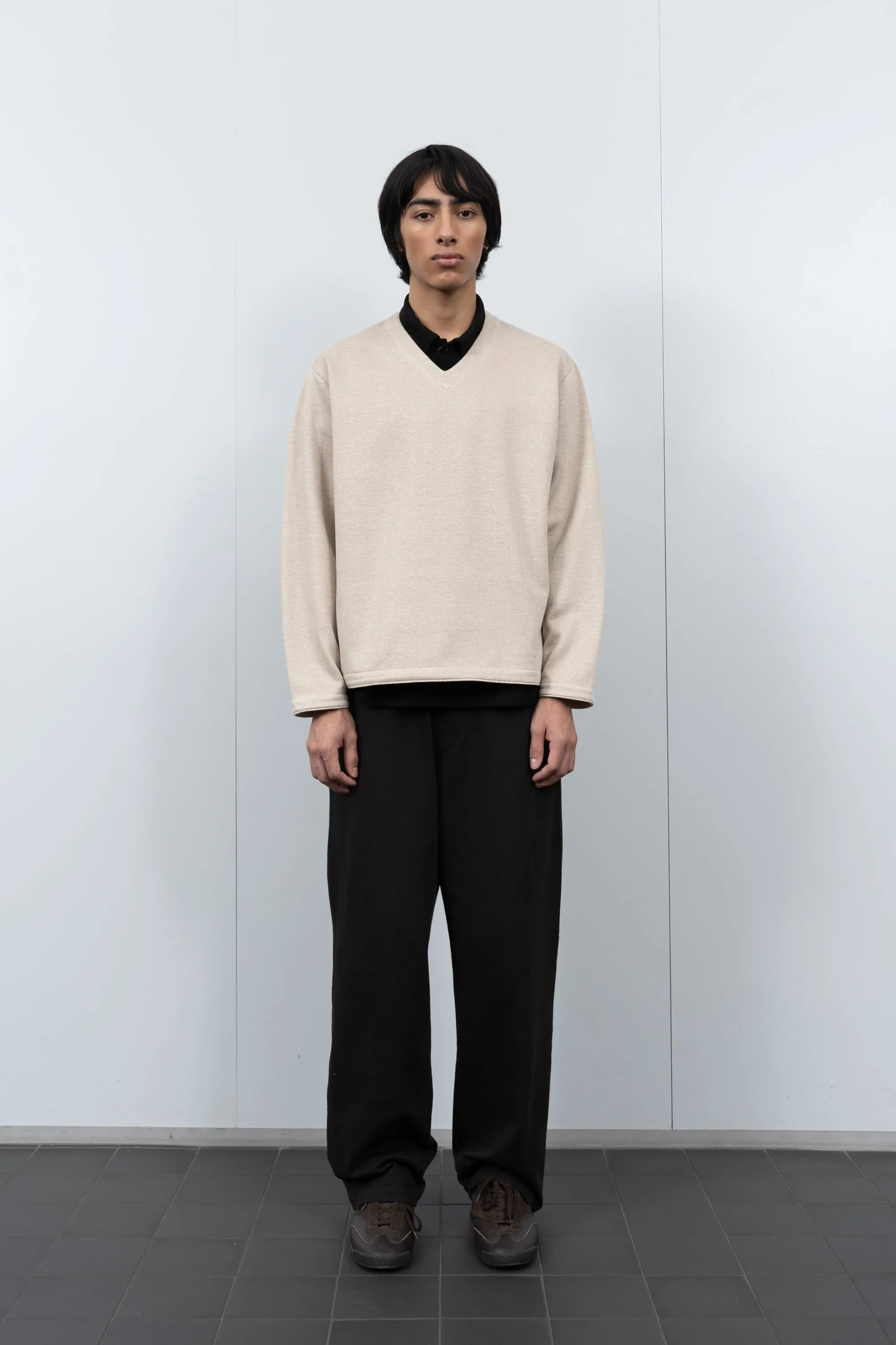 V NECK SWEATER - SILK LINEN sold by Lady White Co. product image thumbnail 2