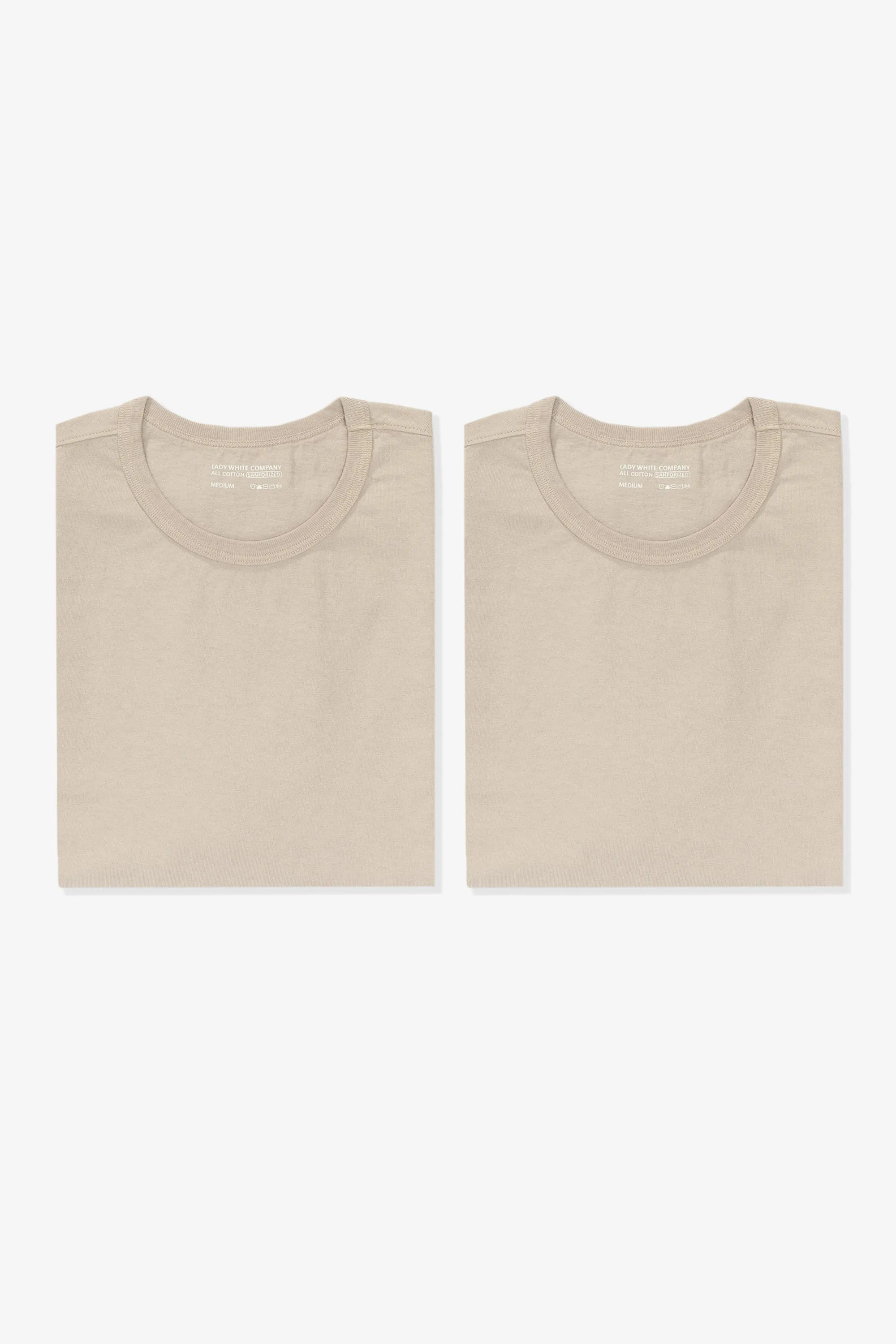 OUR T-SHIRT 2-PACK - CONCRETE sold by Lady White Co.