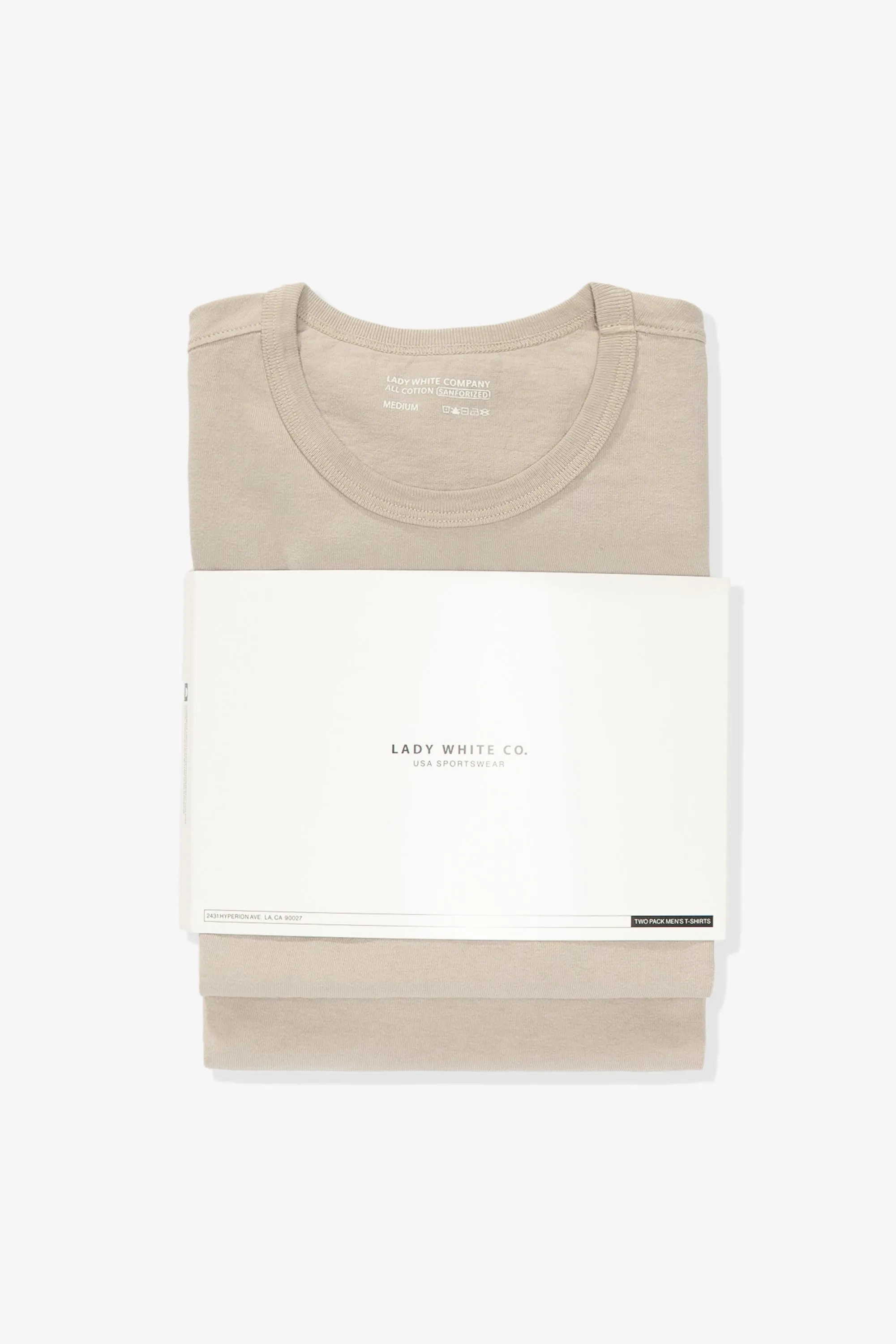 OUR T-SHIRT 2-PACK - CONCRETE sold by Lady White Co. product image thumbnail 5