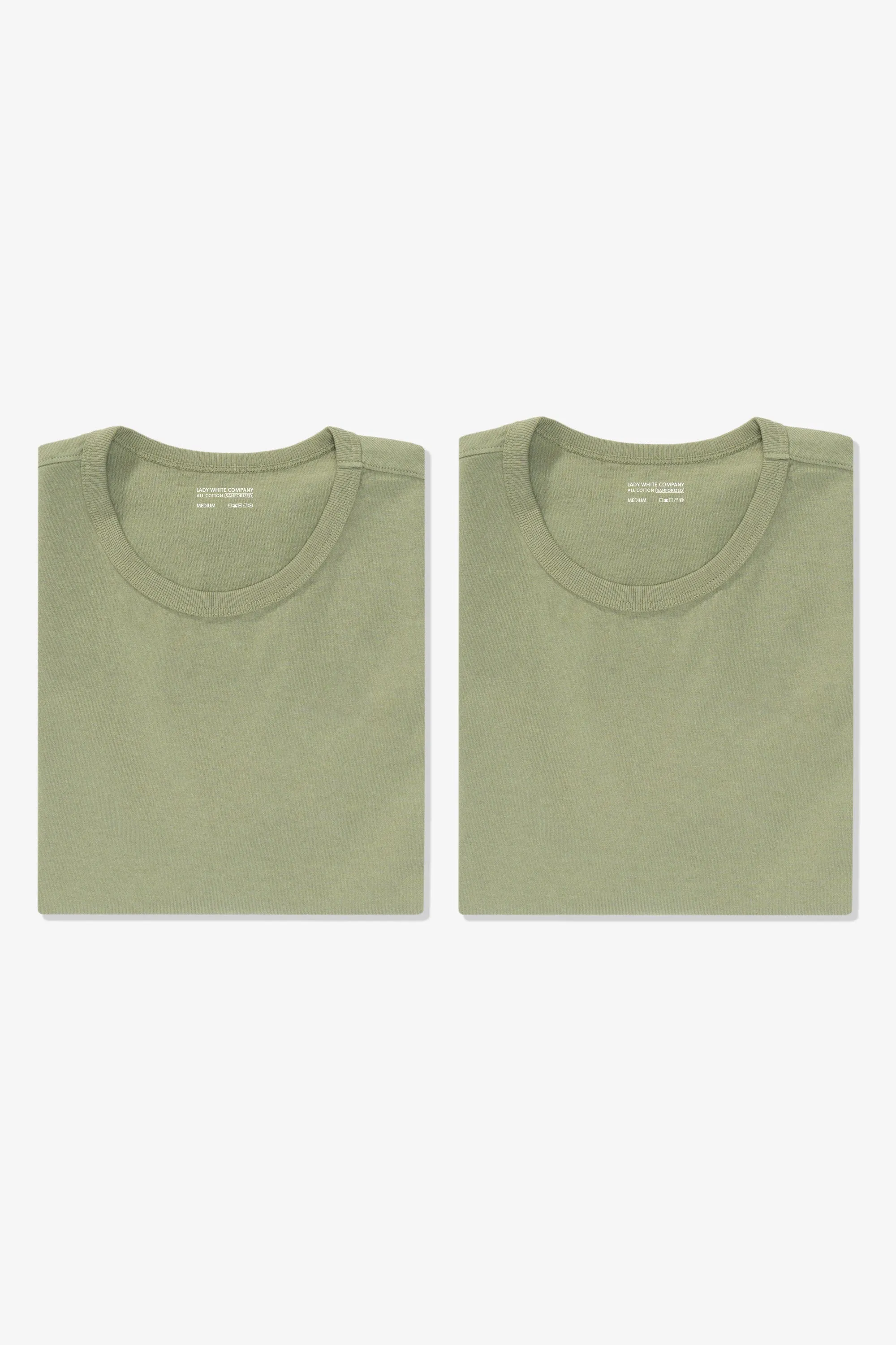OUR T-SHIRT 2-PACK - PISTACHIO sold by Lady White Co.