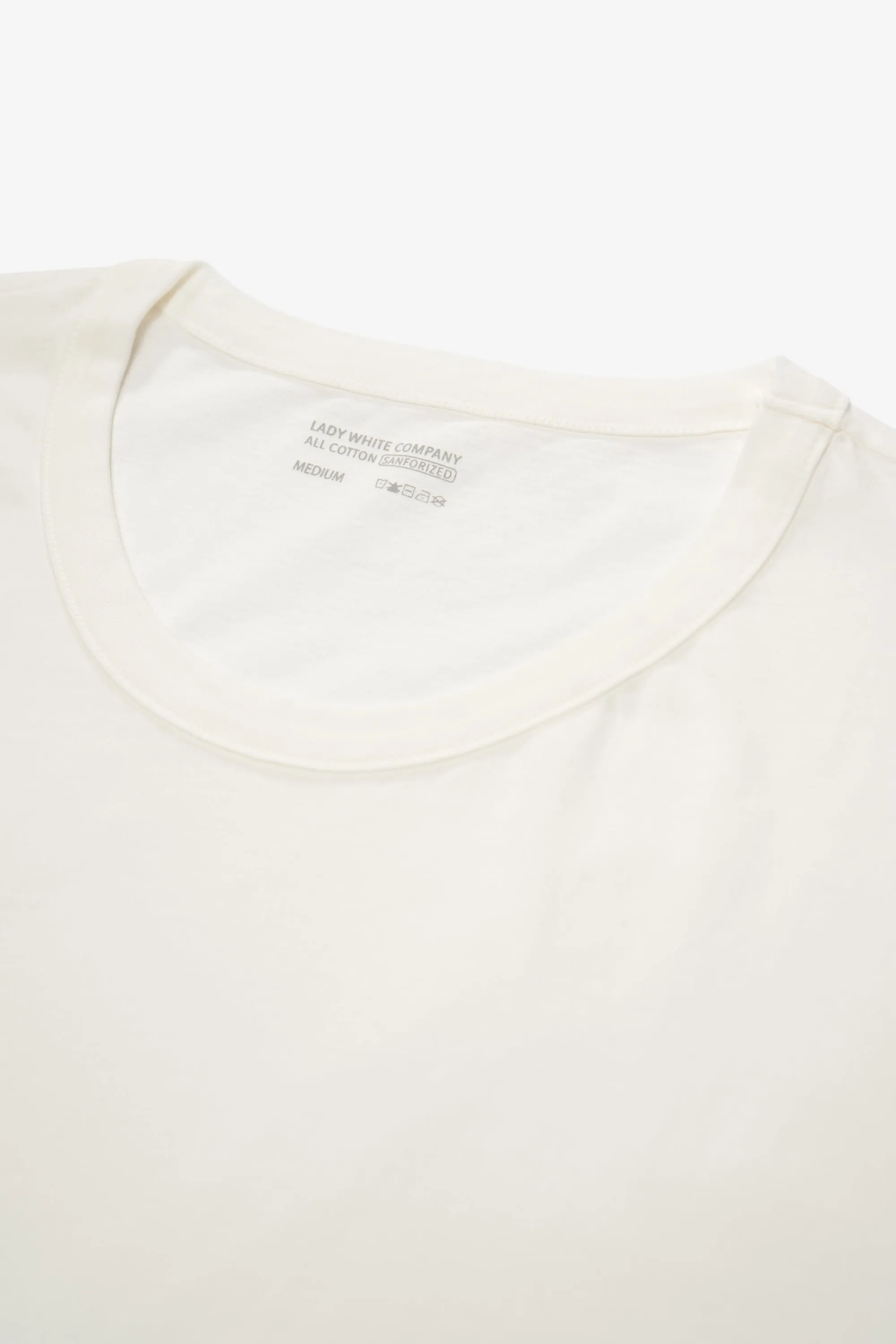SLEEVELESS T-SHIRT - WHITE sold by Lady White Co. product image thumbnail 4
