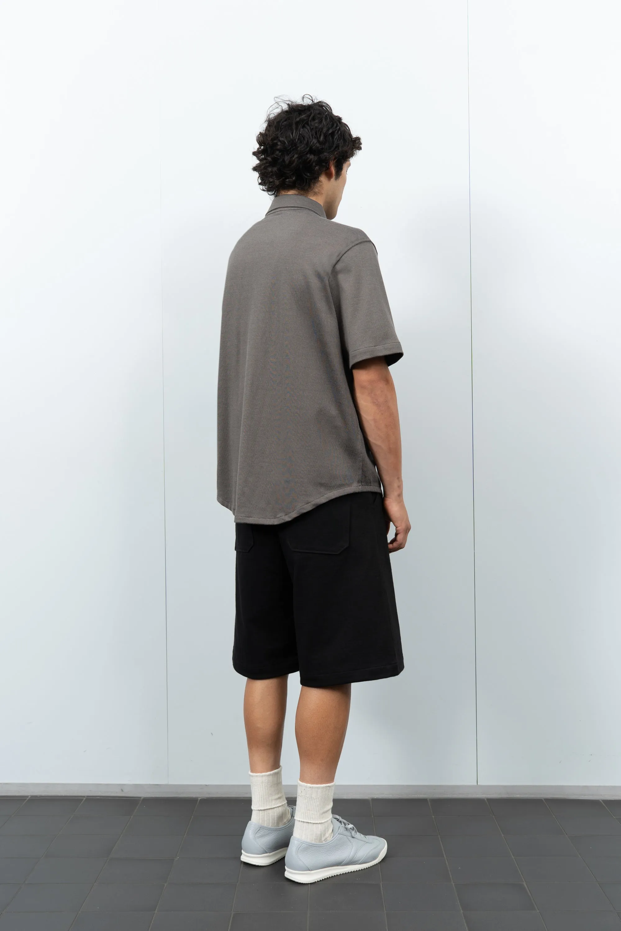 S/S CR BUTTON DOWN - GREY OLIVE sold by Lady White Co. product image thumbnail 3