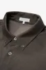 S/S CR BUTTON DOWN - GREY OLIVE sold by Lady White Co.