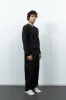 L/S FOOTBALL T-SHIRT - BLACK sold by Lady White Co.