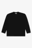 L/S FOOTBALL T-SHIRT - BLACK sold by Lady White Co.