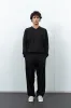 L/S FOOTBALL T-SHIRT - BLACK sold by Lady White Co.