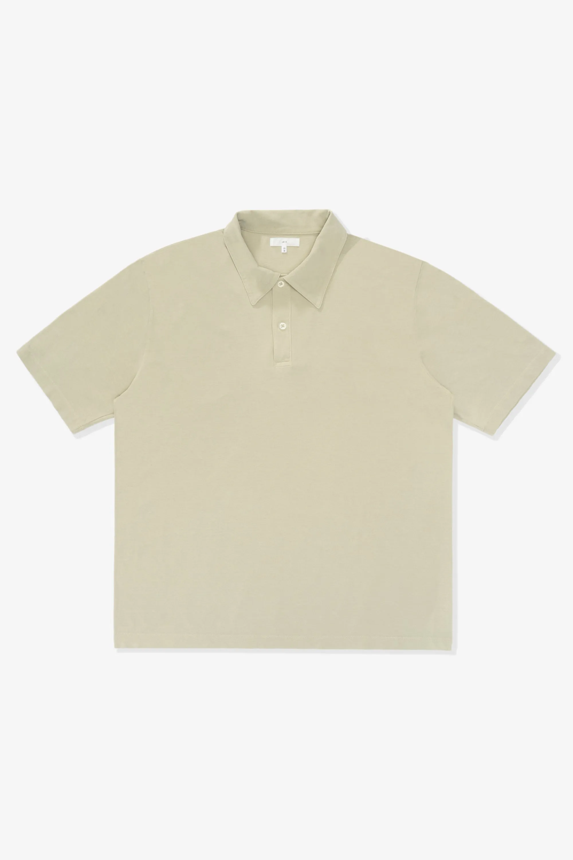 PIQUE TWO BUTTON POLO - SWISS NATURAL sold by Lady White Co.