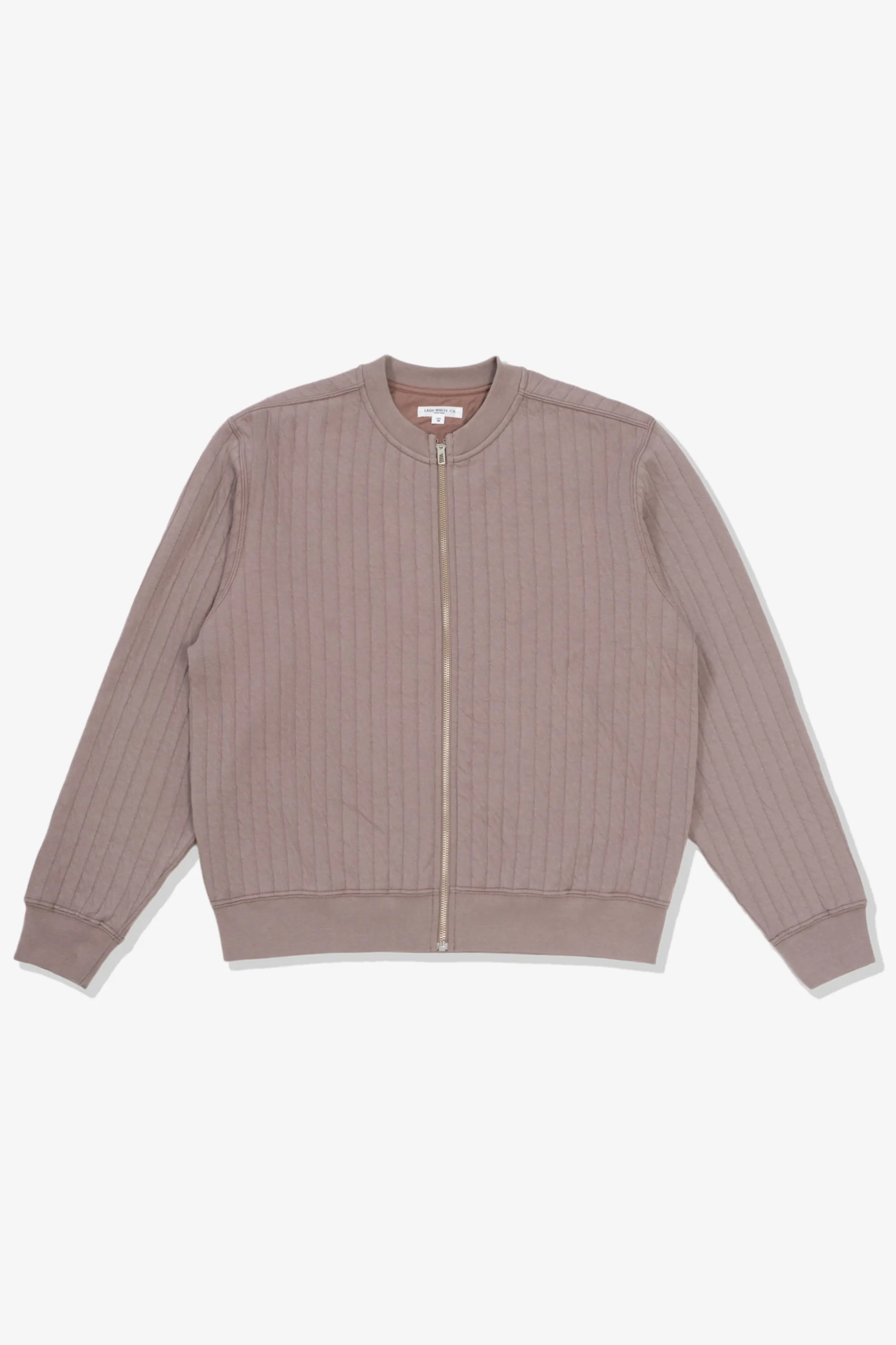 QUILTED ZIP UP - PALE PURPLE sold by Lady White Co.