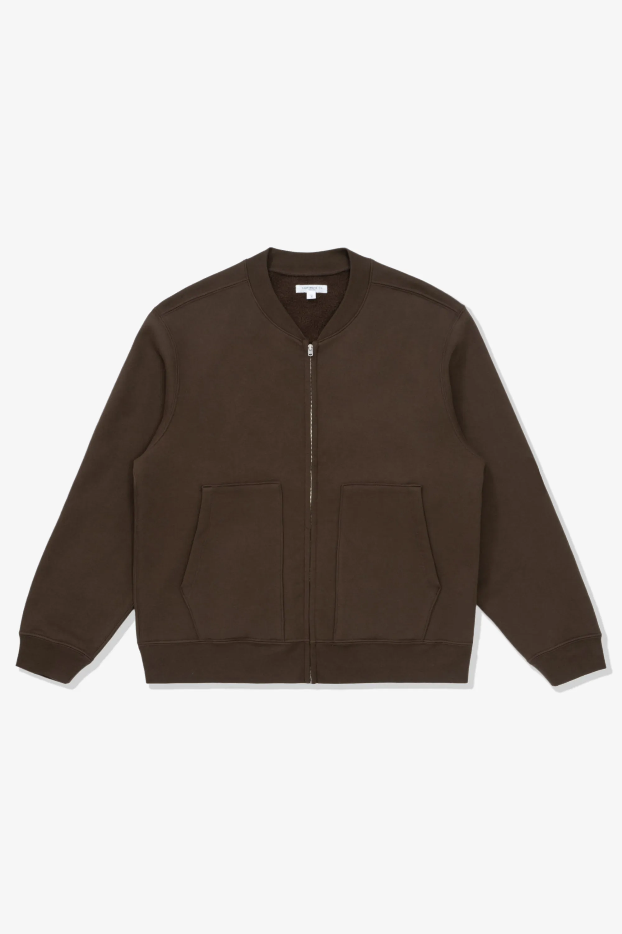 ZIP CREW NECK - FIELD BROWN sold by Lady White Co.