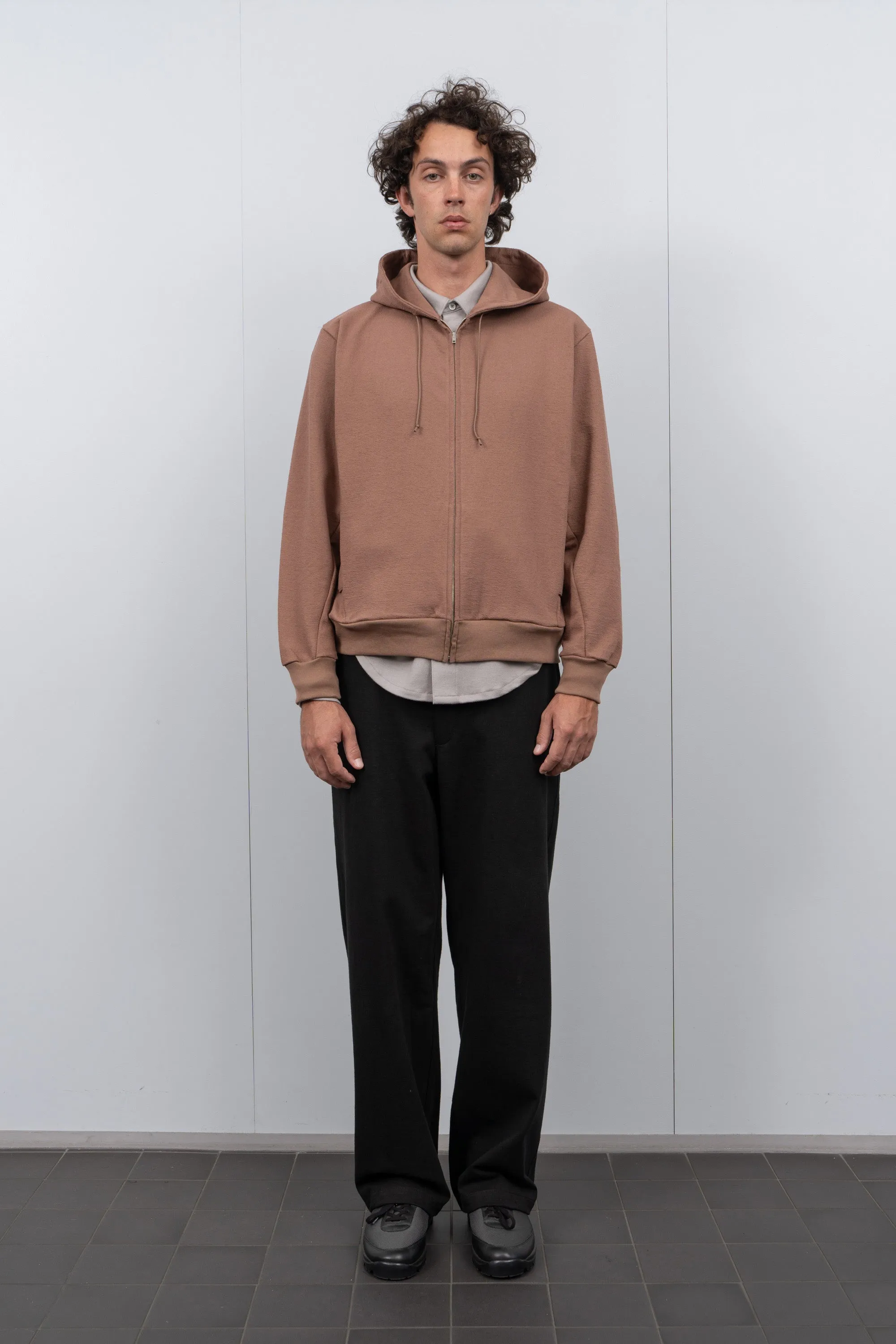 TEXTURED ZIP HOODIE - SEDONA sold by Lady White Co. product image thumbnail 2