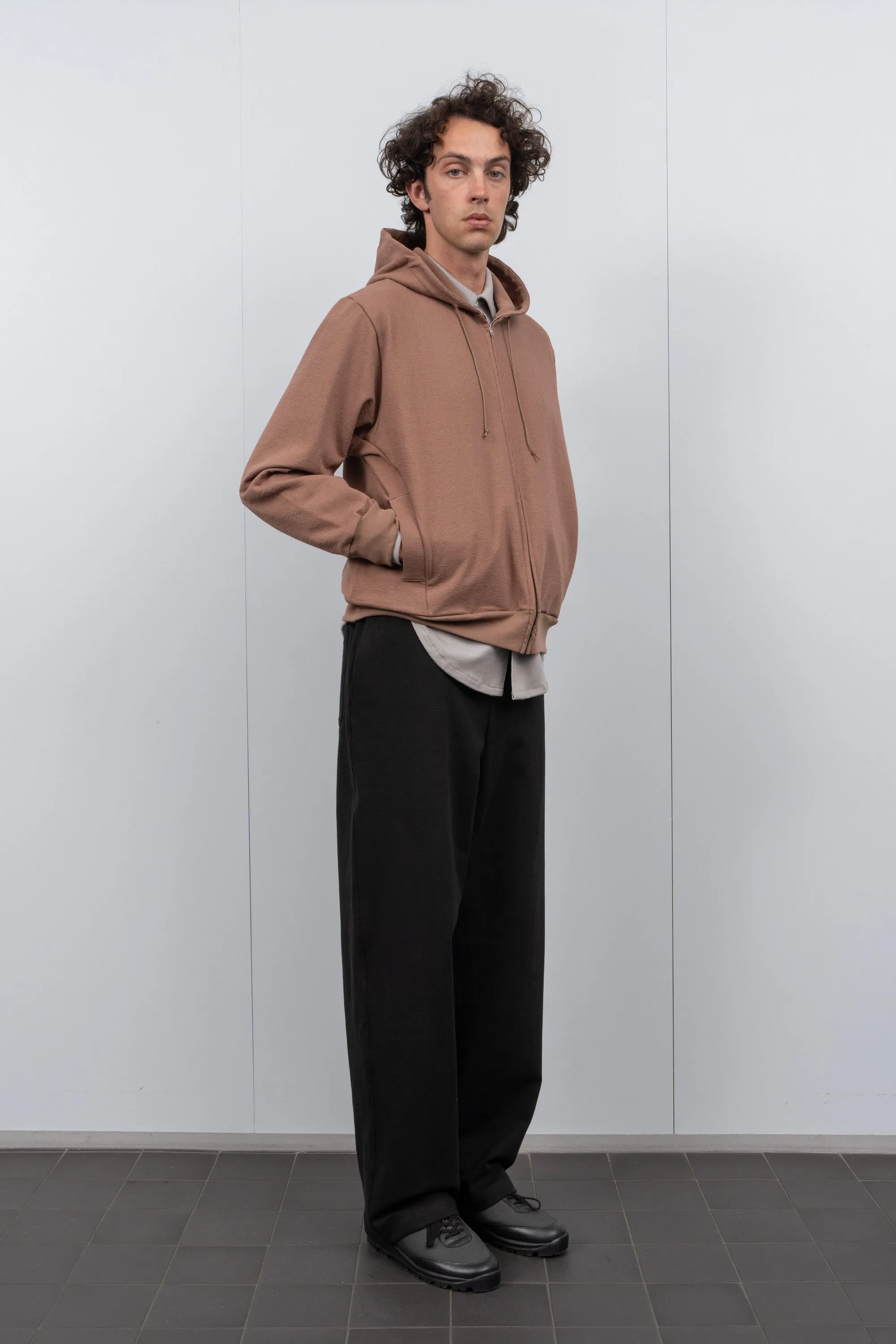 TEXTURED ZIP HOODIE - SEDONA sold by Lady White Co. product image thumbnail 3