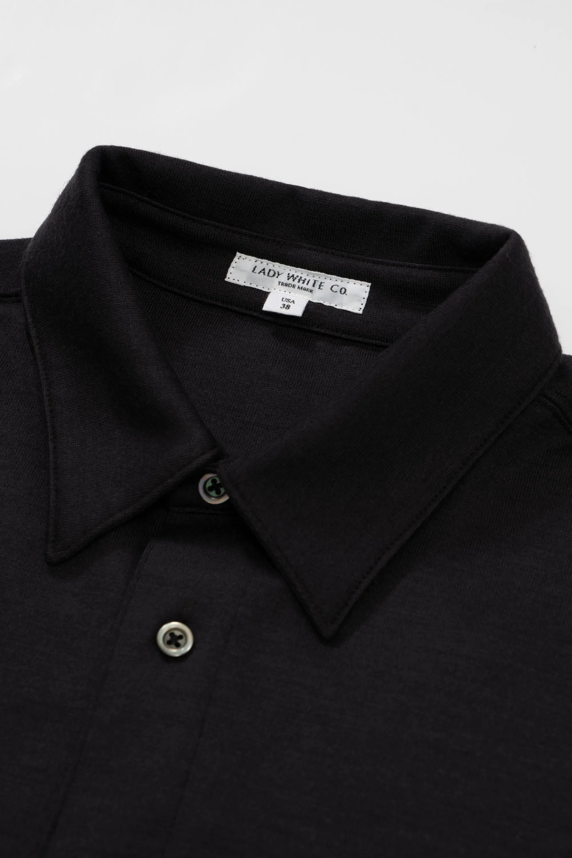 WOOL BUTTON UP - DARK PURPLE sold by Lady White Co. product image thumbnail 4
