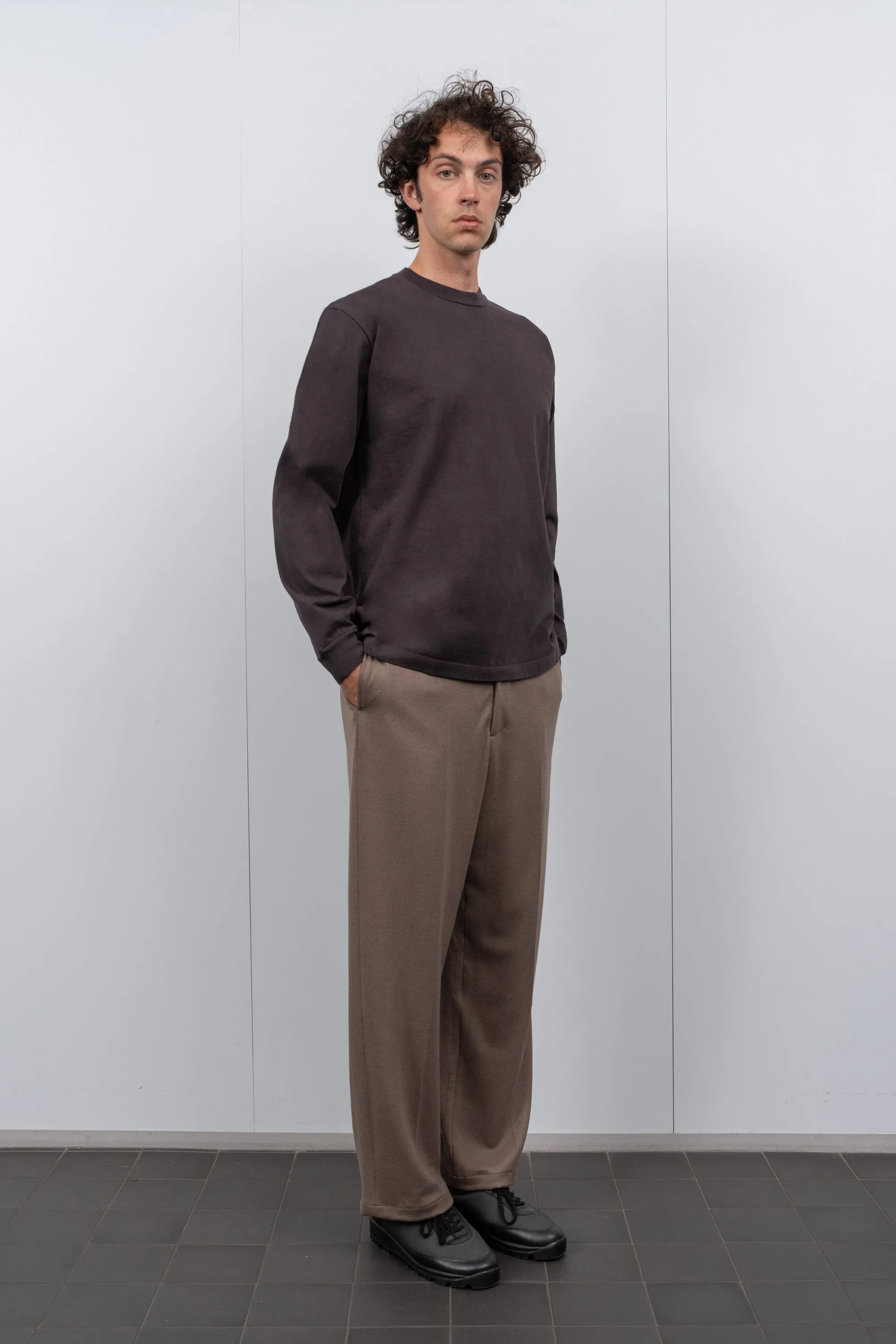 L/S RUGBY T-SHIRT - TIRE BLACK sold by Lady White Co. product image thumbnail 3